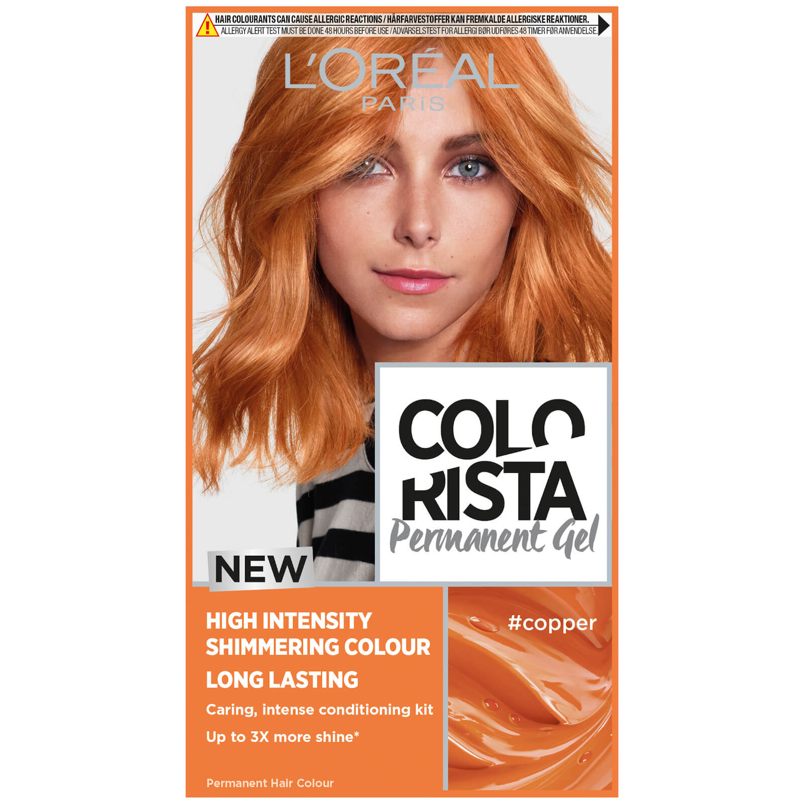 L'Oréal Paris Colorista Permanent Gel Hair Dye (Various Shades) - Copper