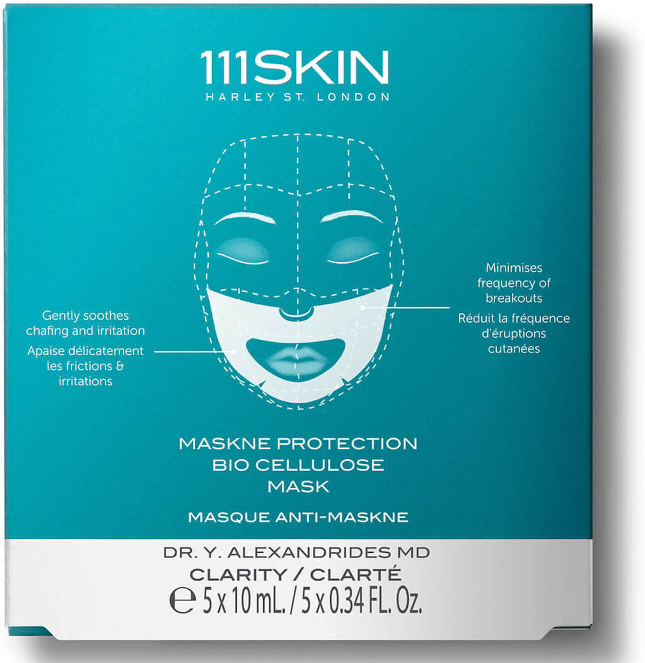 111SKIN Maskne Protection Biocellulose Mask Box