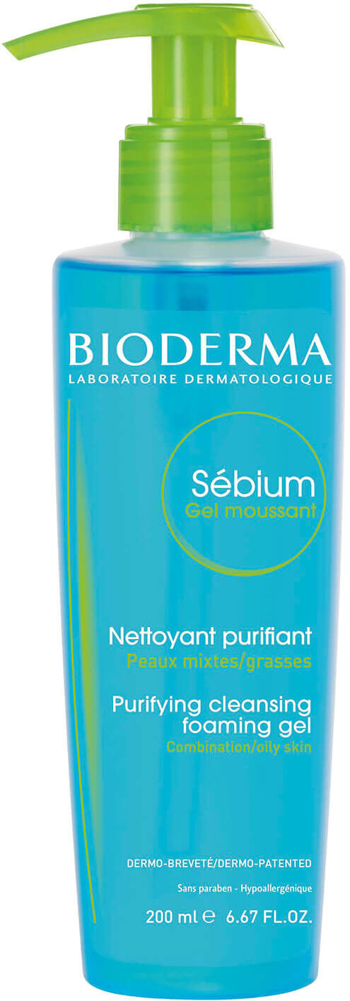 Bioderma Sébium Purifying Foaming Gel Oily to Blemish-Prone Skin 200ml