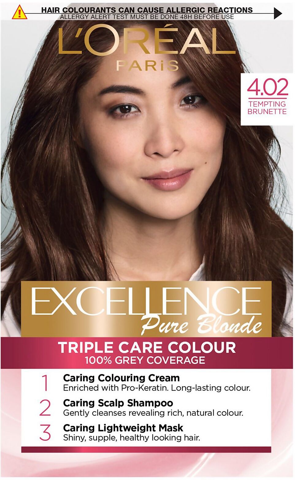 L'Oréal Paris Excellence Crème Permanent Hair Dye (Various Shades) - 4.02 Tempting Brunette