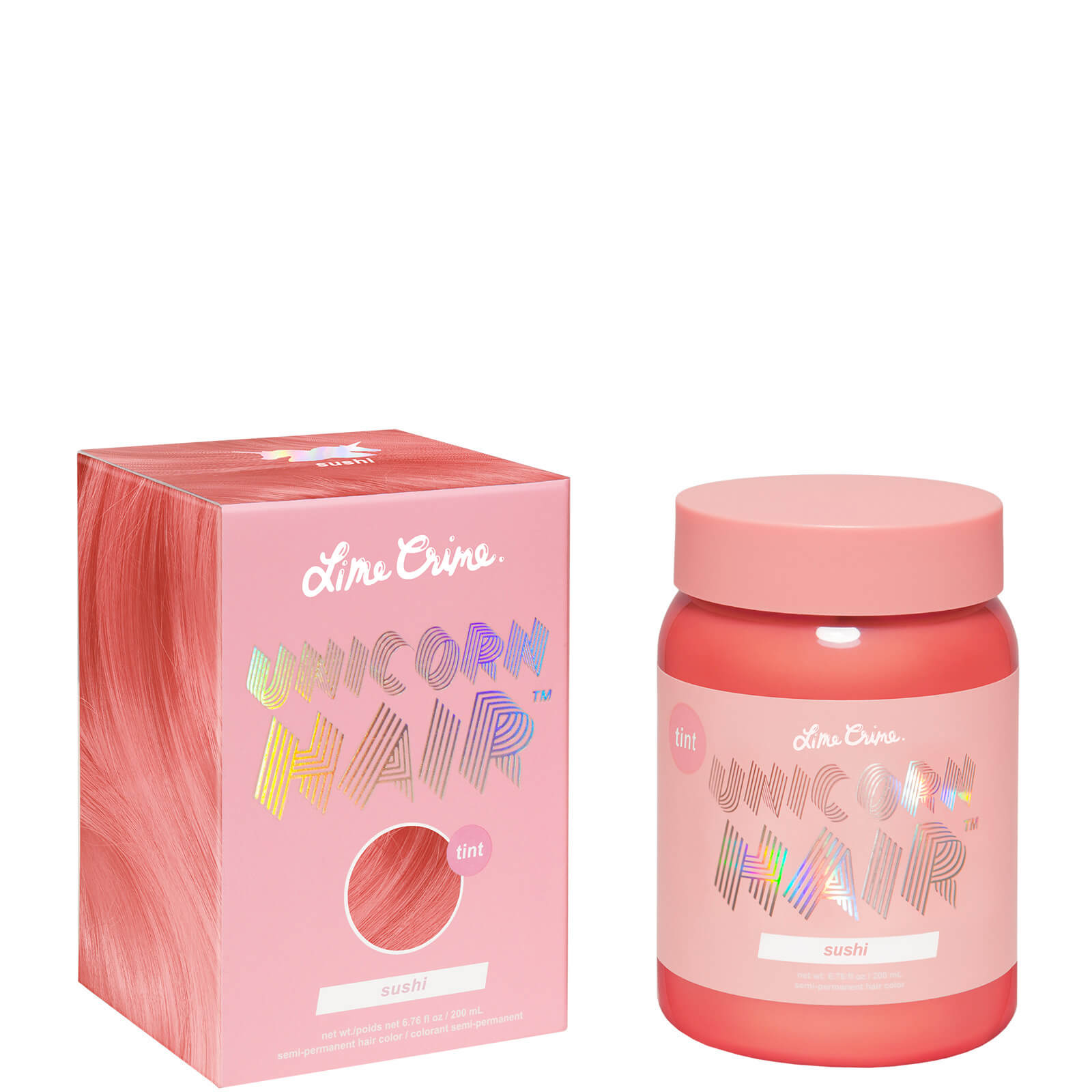 Lime Crime Unicorn Hair Tint 200ml (Various Shades) - ##EE6B63 Sushi