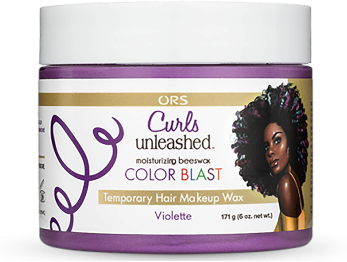 ORS Curls Unleashed Colour Blast Temporary Hair Makeup Wax - Violette