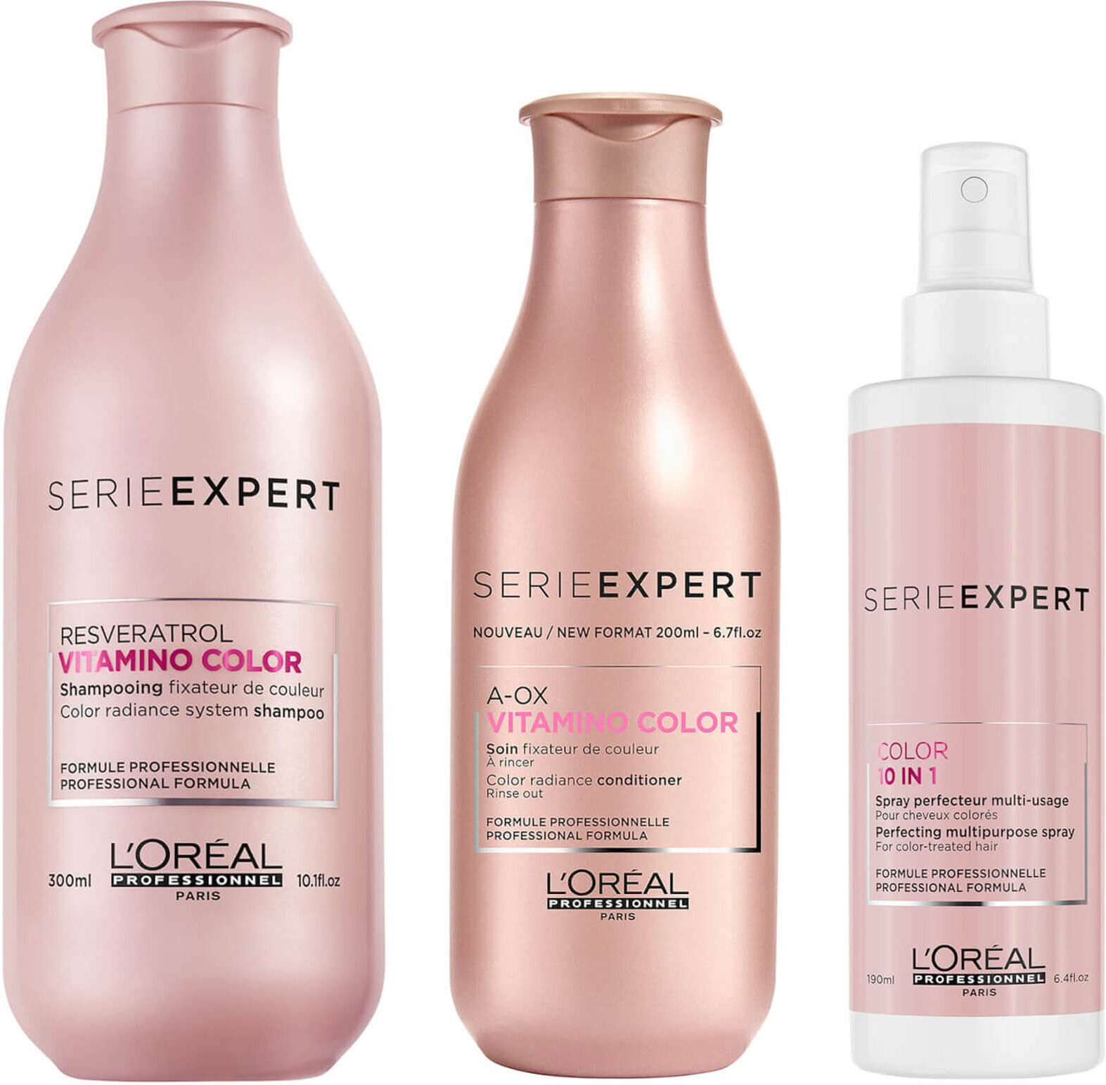 L'Oréal Professionnel Vitamino Color at Home Experts for Coloured Hair Bundle