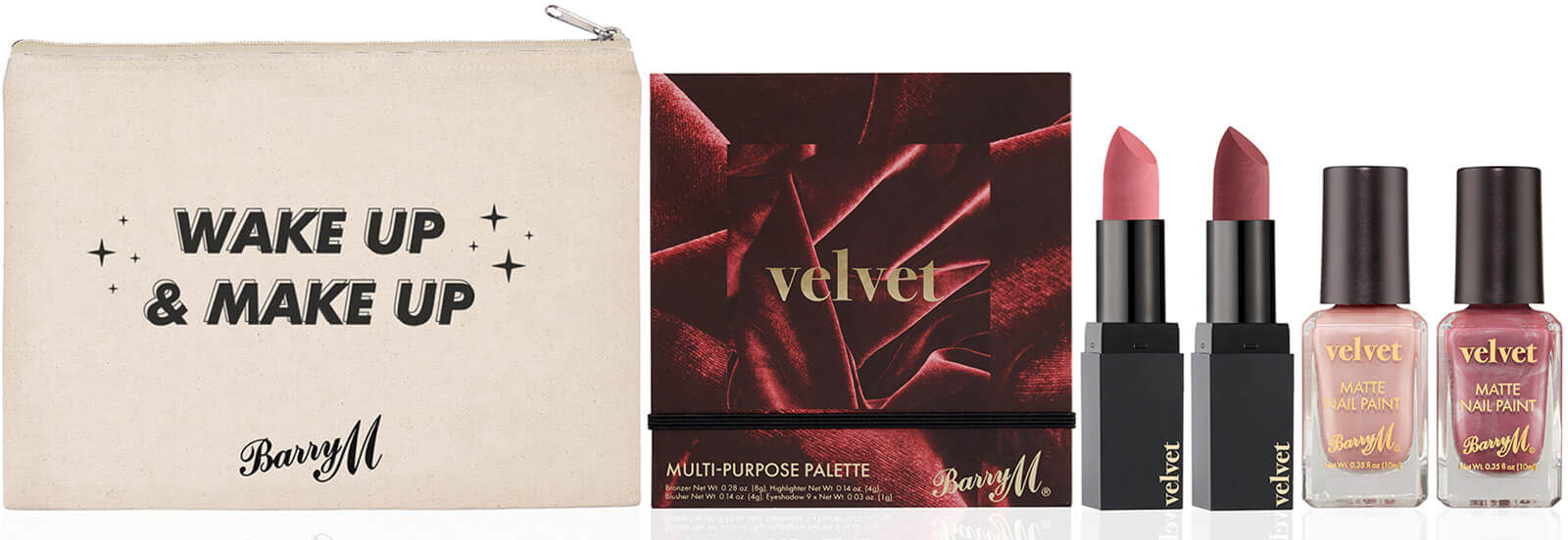 Barry M Cosmetics Velvet Makeup Gift Set