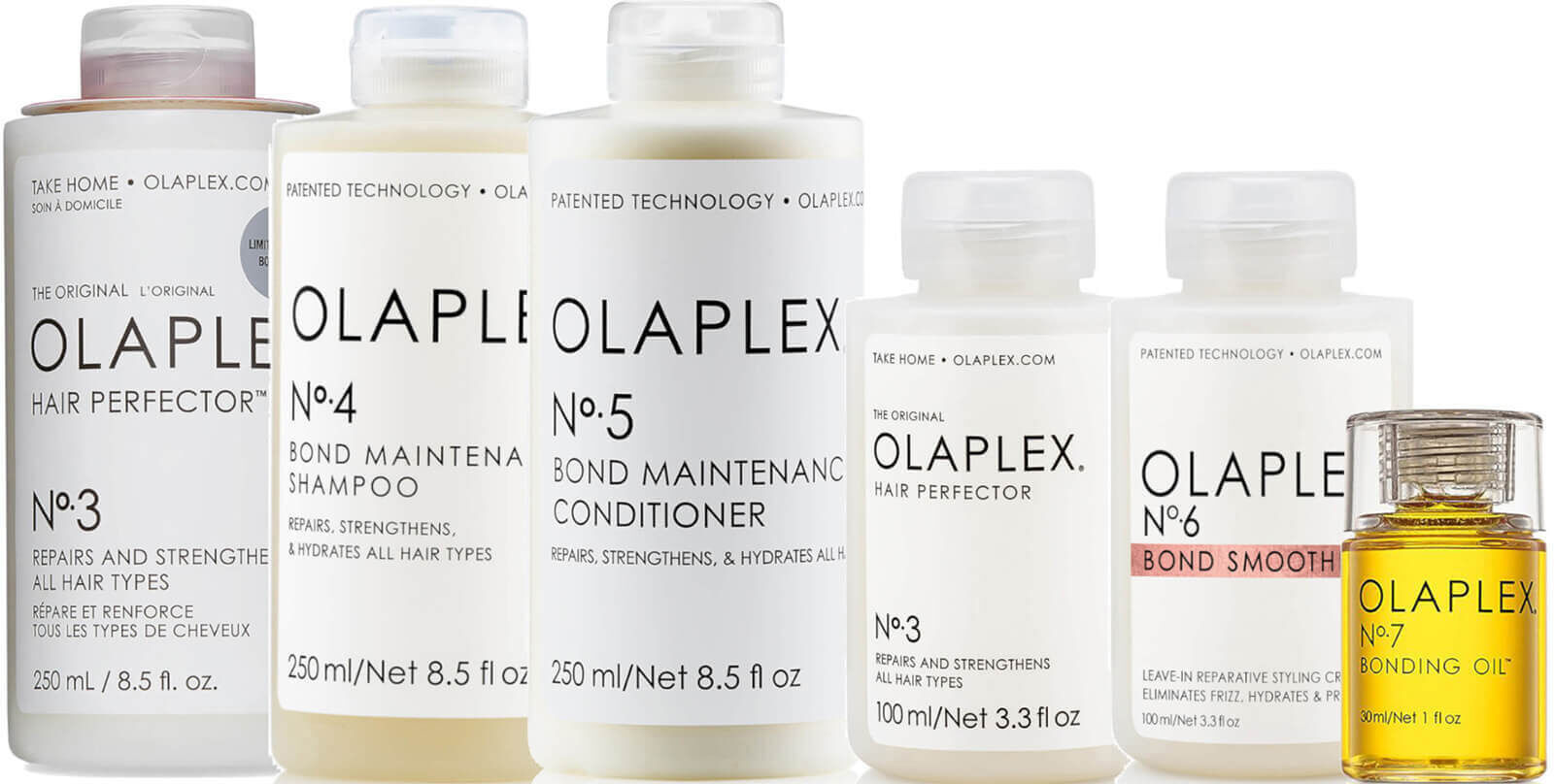 Olaplex No 3, Jumbo No 3, 4, 5, 6 and 7 Bundle