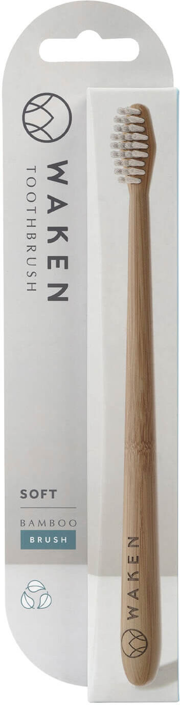 Waken Mouthcare Waken Bamboo Toothbrush White