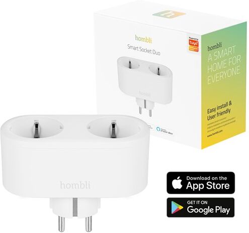 Hombli Smart Socket Duo with Energy Meter