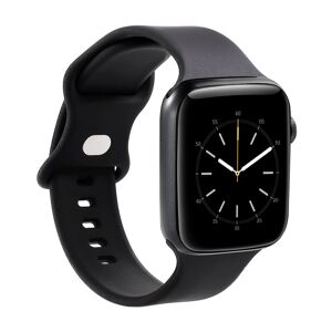 Gear Klokkearmbånd Silikon Apple Watch 42/44/45mm Svart