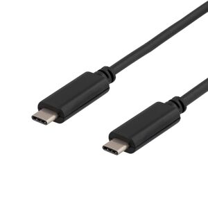 Deltaco Usb 3.1 Cable, Gen 1, Type C M, Type C M, 1m, Black