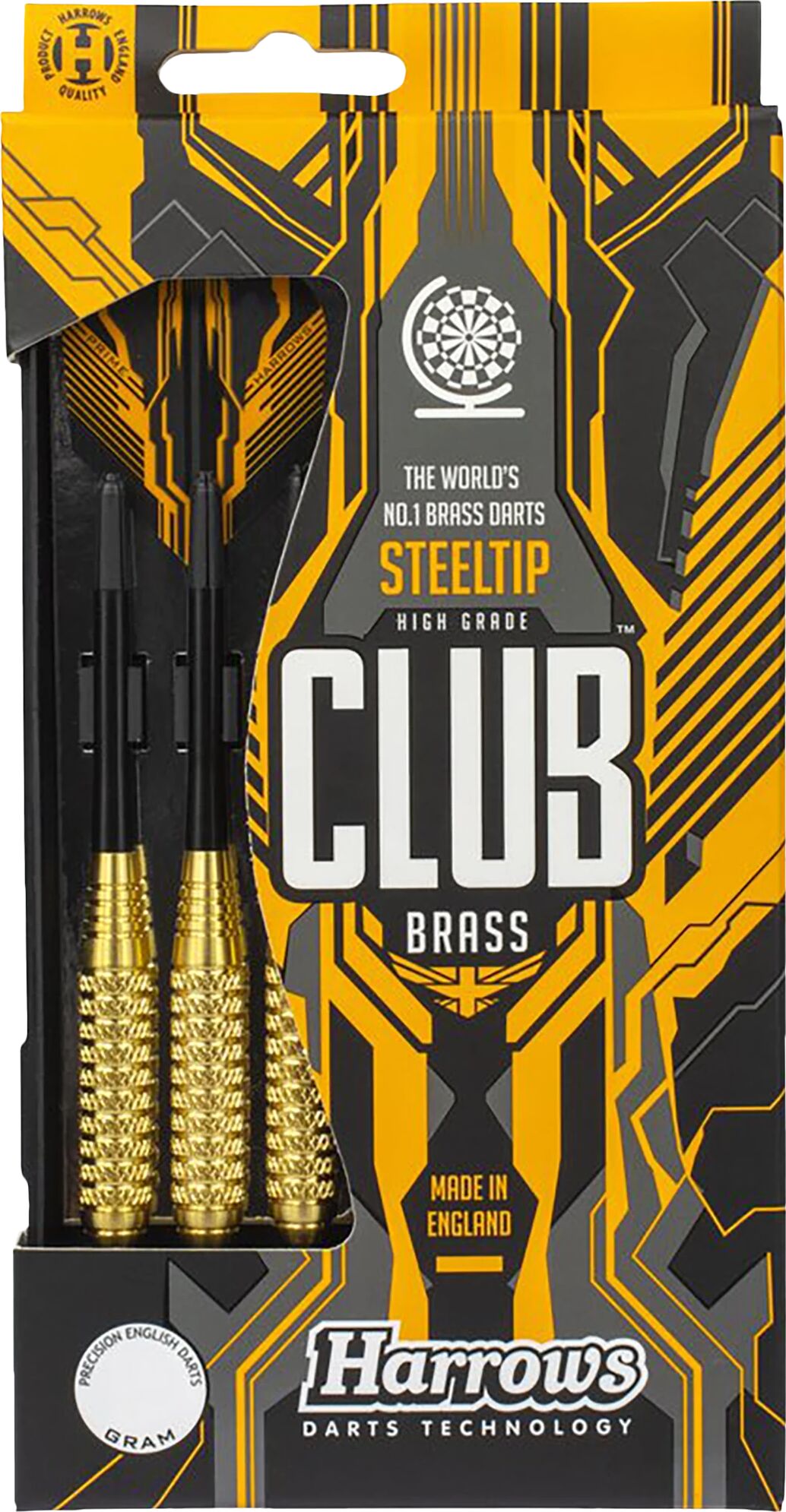 Harrows Club Brass Steeltip, dartpiler 22g STD