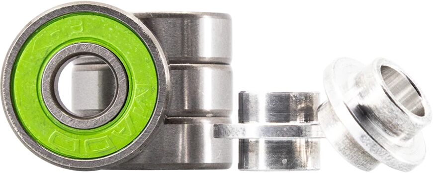 MGP Action Sports Madd K3 Bearing set ABEC-11, hjullagersett STD SILVER/GREEN