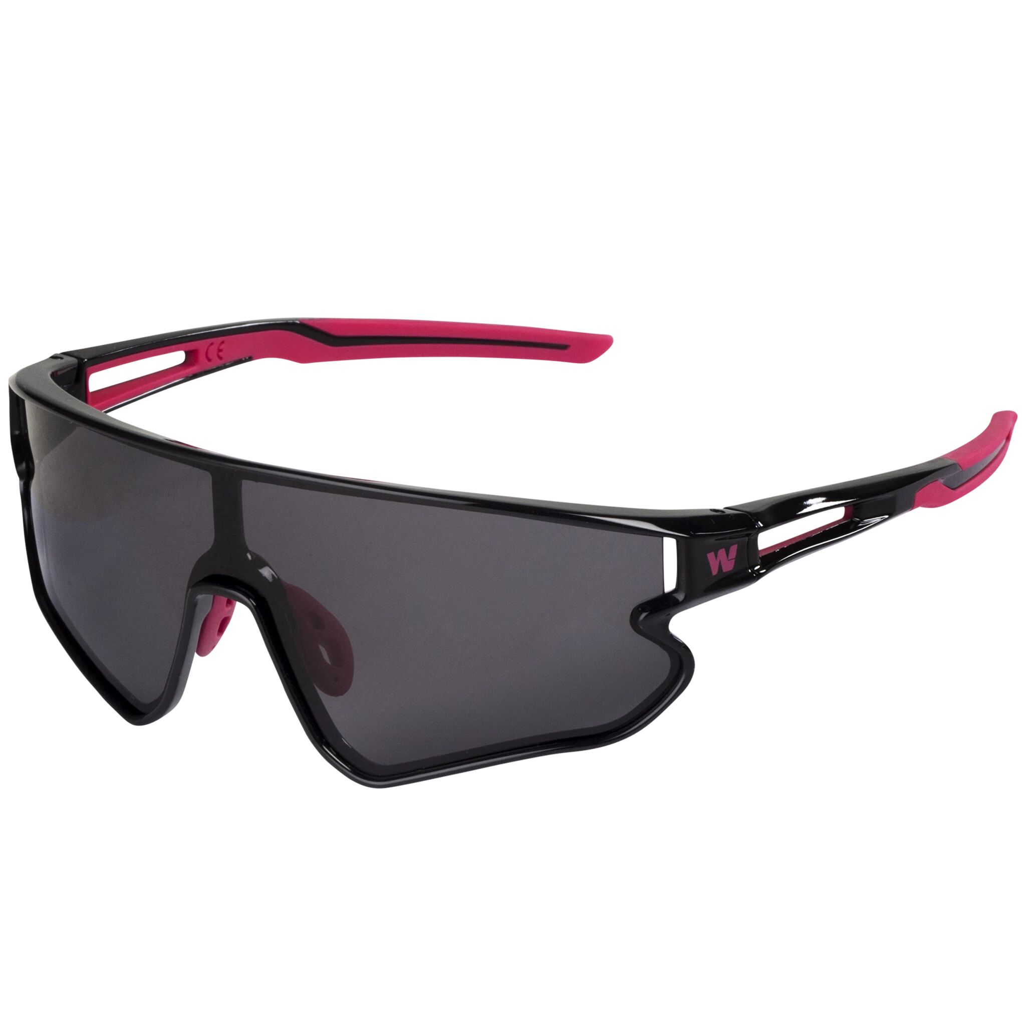 White Ultimate glasses, multisportbrille, unisex STD Black/Pink