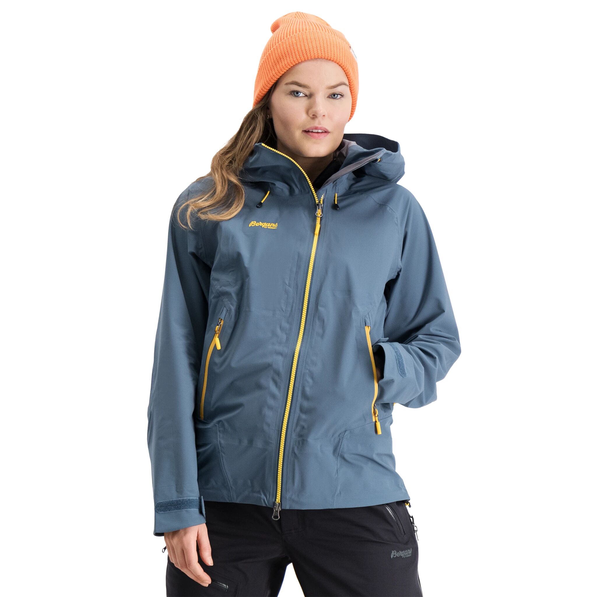 Bergans Romsdal V2 3L W Jkt, skalljakke dame M Orion Blue/light Gol