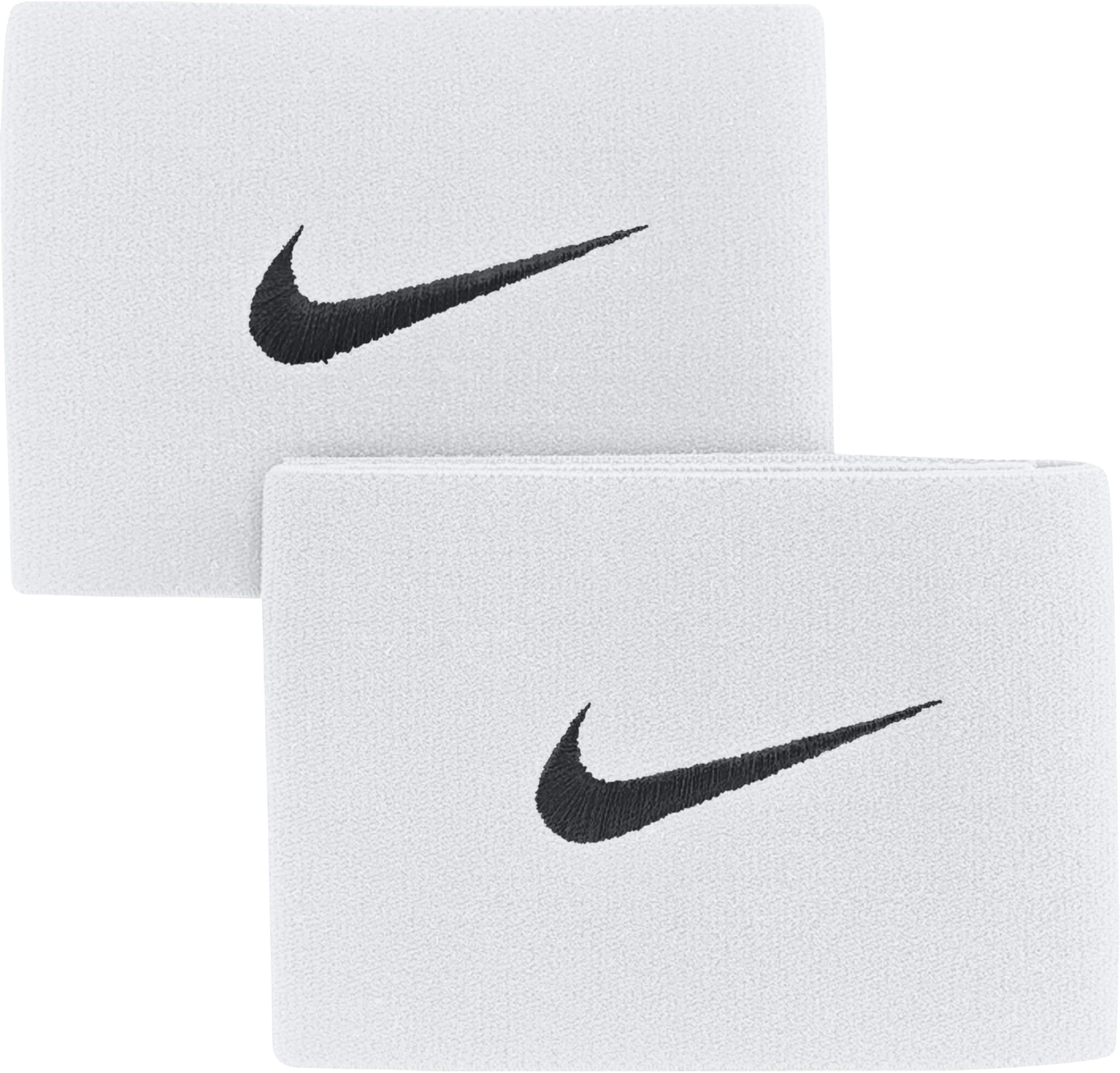 Nike Guard Stay II, fotballstrømpeholder One Size WHITE/BLACK