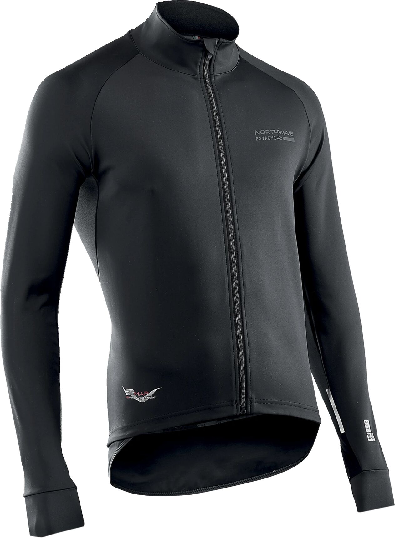 Northwave Extreme H2O Light Protective LS jacket 1920, vind-/vanntett sykkeljakke unisex S BLACK