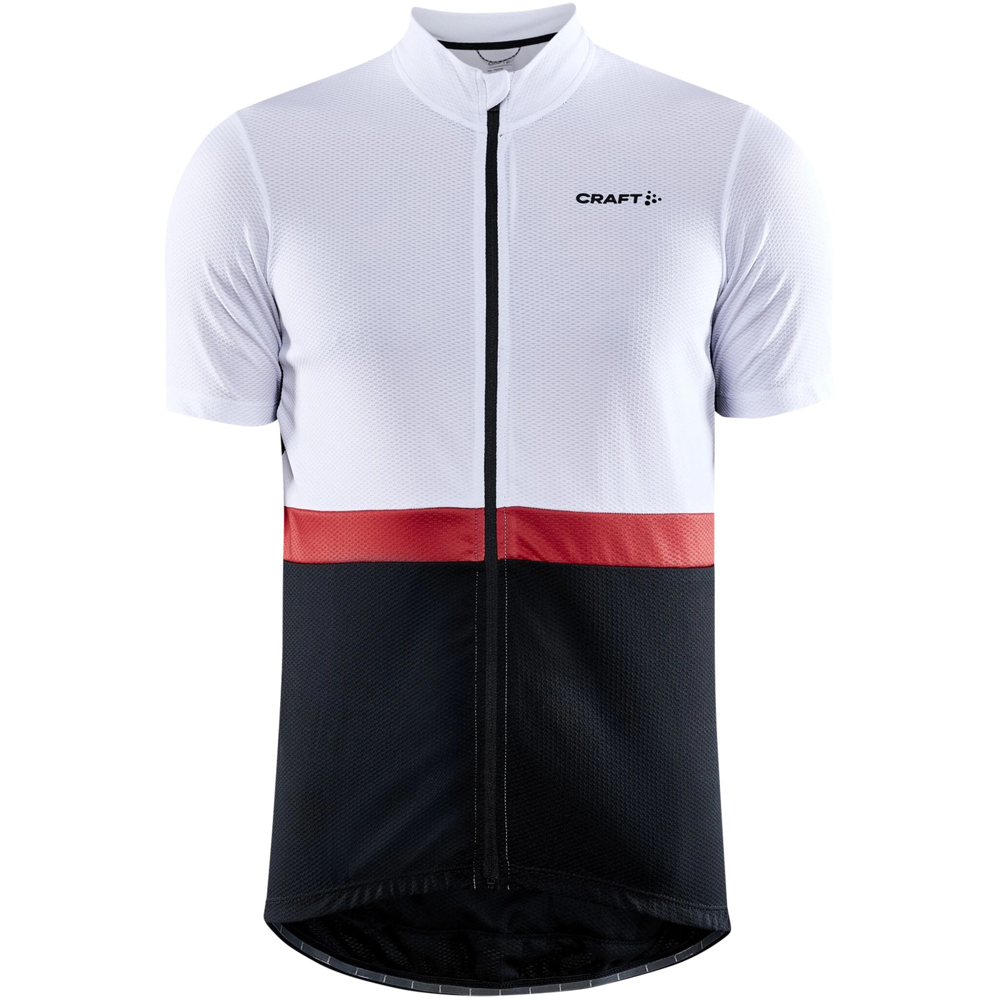 Craft Endur Jersey Short Sleeve, sykkeltrøye herre XL WHITE/BLACK