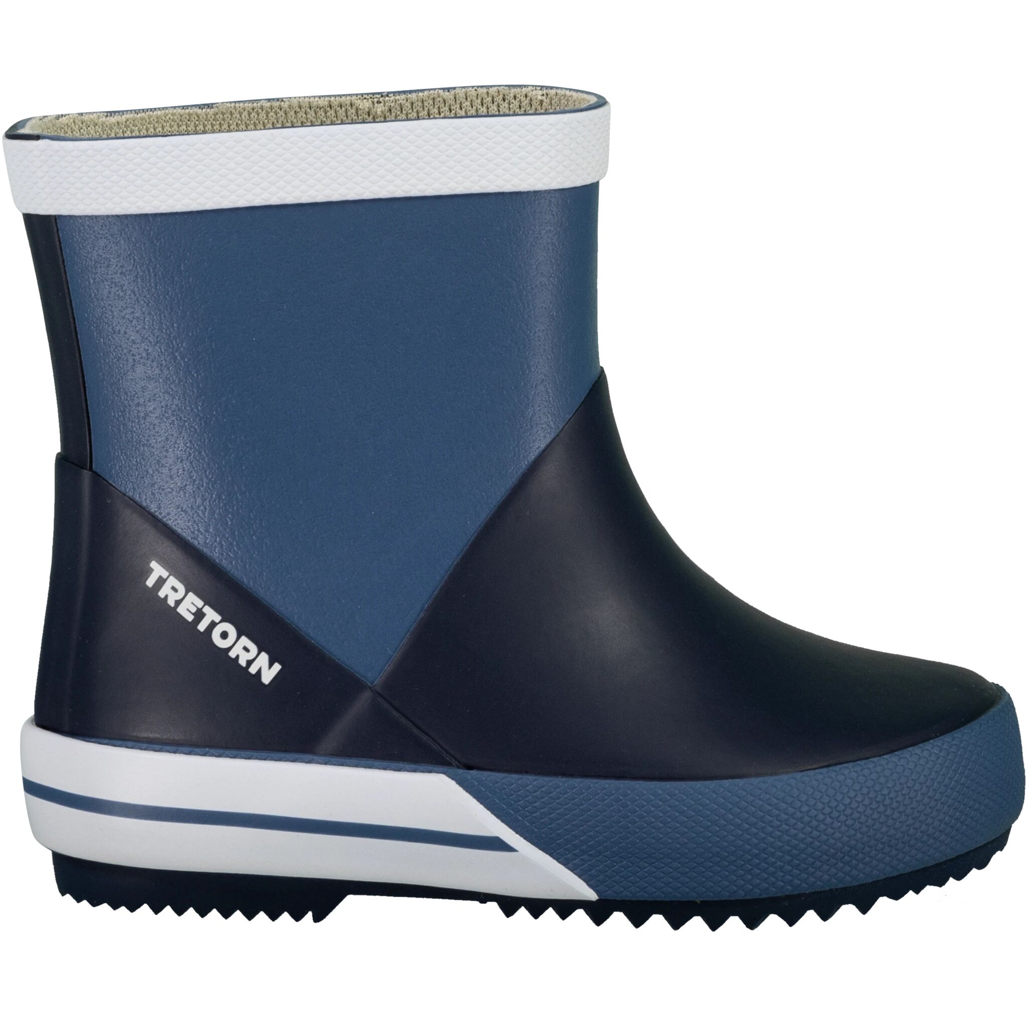 Tretorn Kids Basic Mid, gummistøvel barn  34 Navy/stone Blue