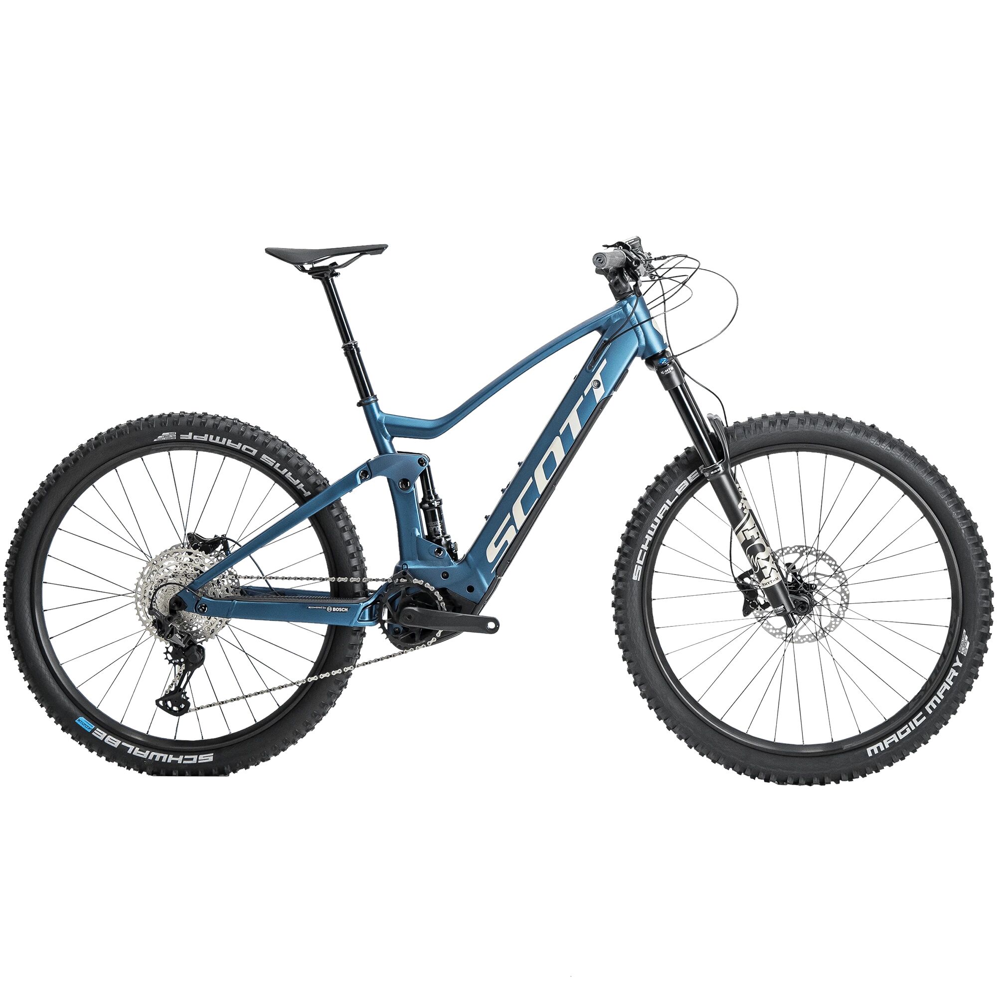 Scott Genius eRide 920 CX XT 625 Wh 21, fulldempet elsykkel, unisex M Juniper Blue