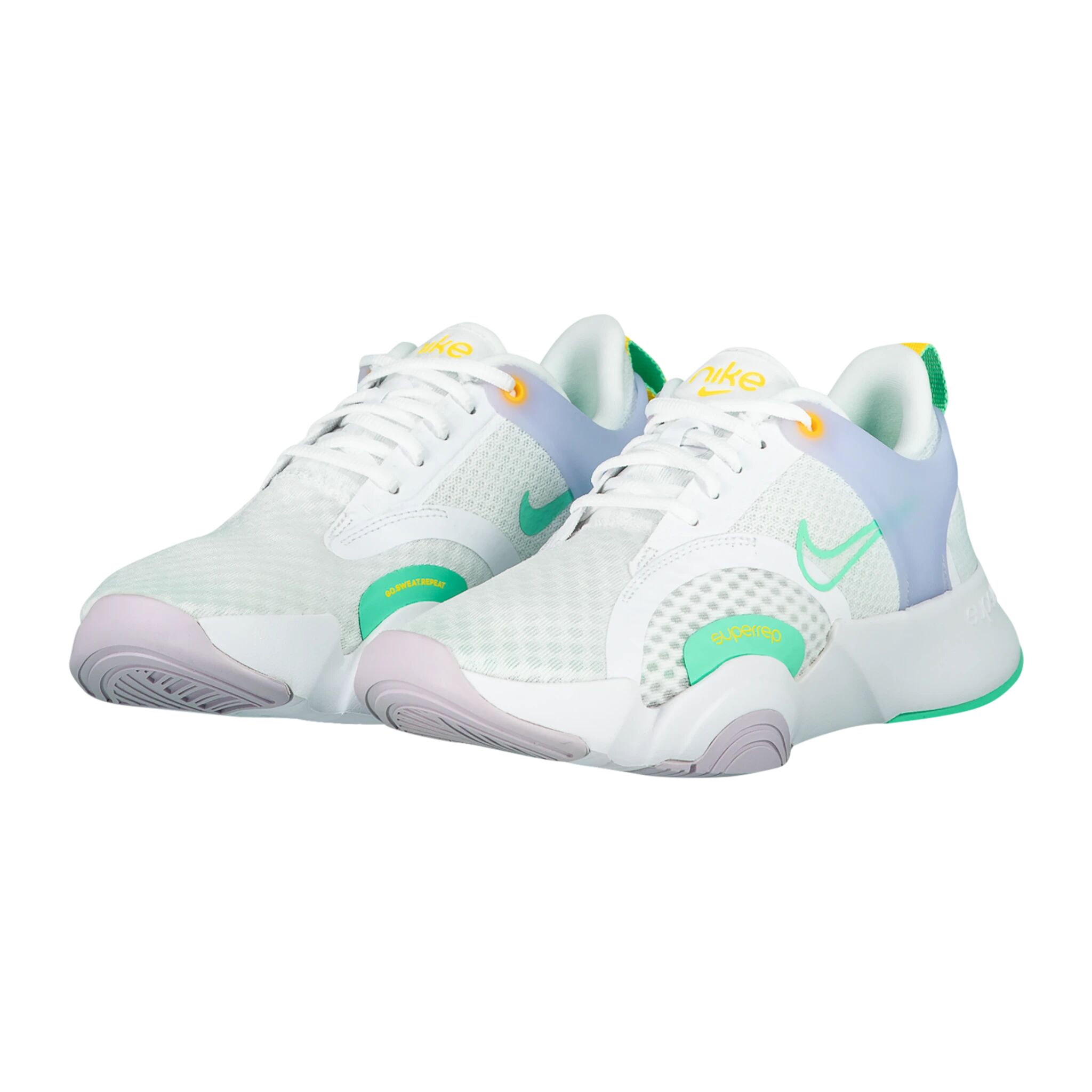 Nike SuperRep Go 2, treningssko dame 37.5 White/green Glow-inf