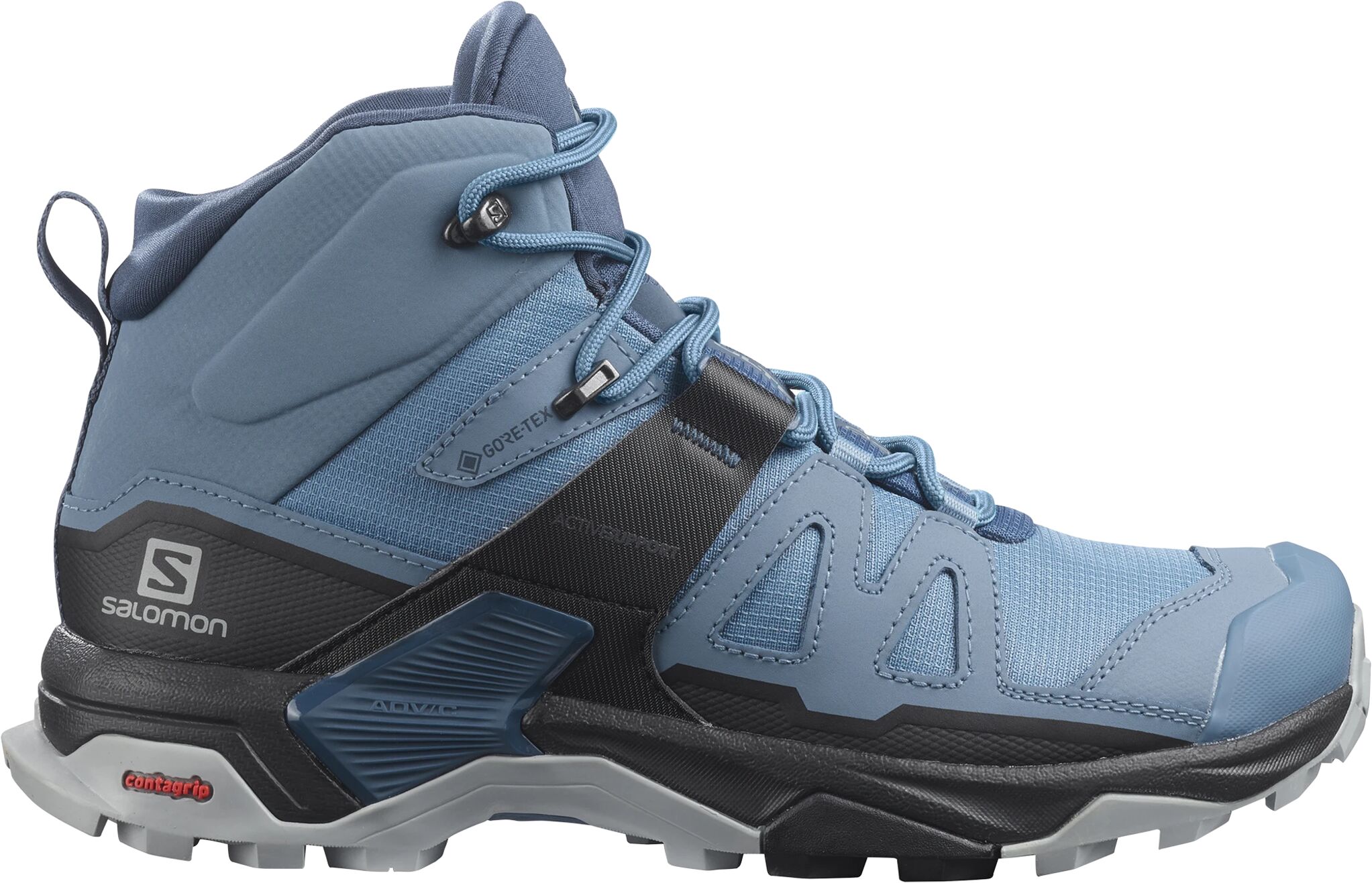 Salomon X Ultra 4 Mid GTX, tursko dame 38 2/3 Copenblue/bla