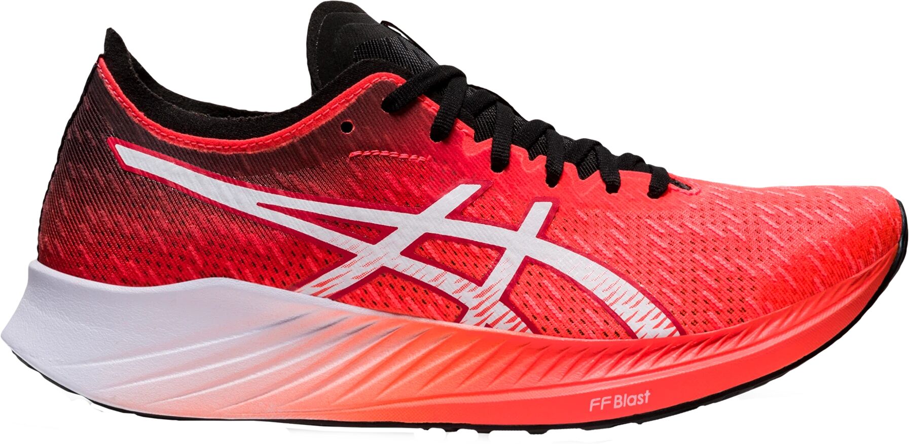 Asics Magic Speed, løpesko unisex 42.5 SUNRISE RED/WHITE