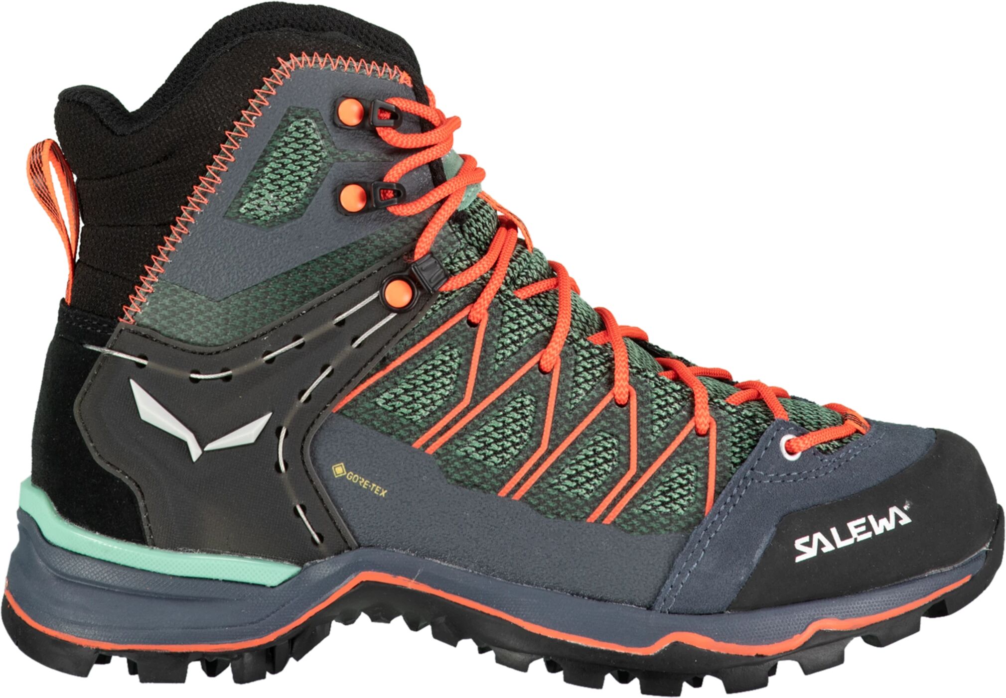 Salewa MTN Trainer Lite Mid GTX W, fjellstøvel dame 43 Feld Green/fluo Cora