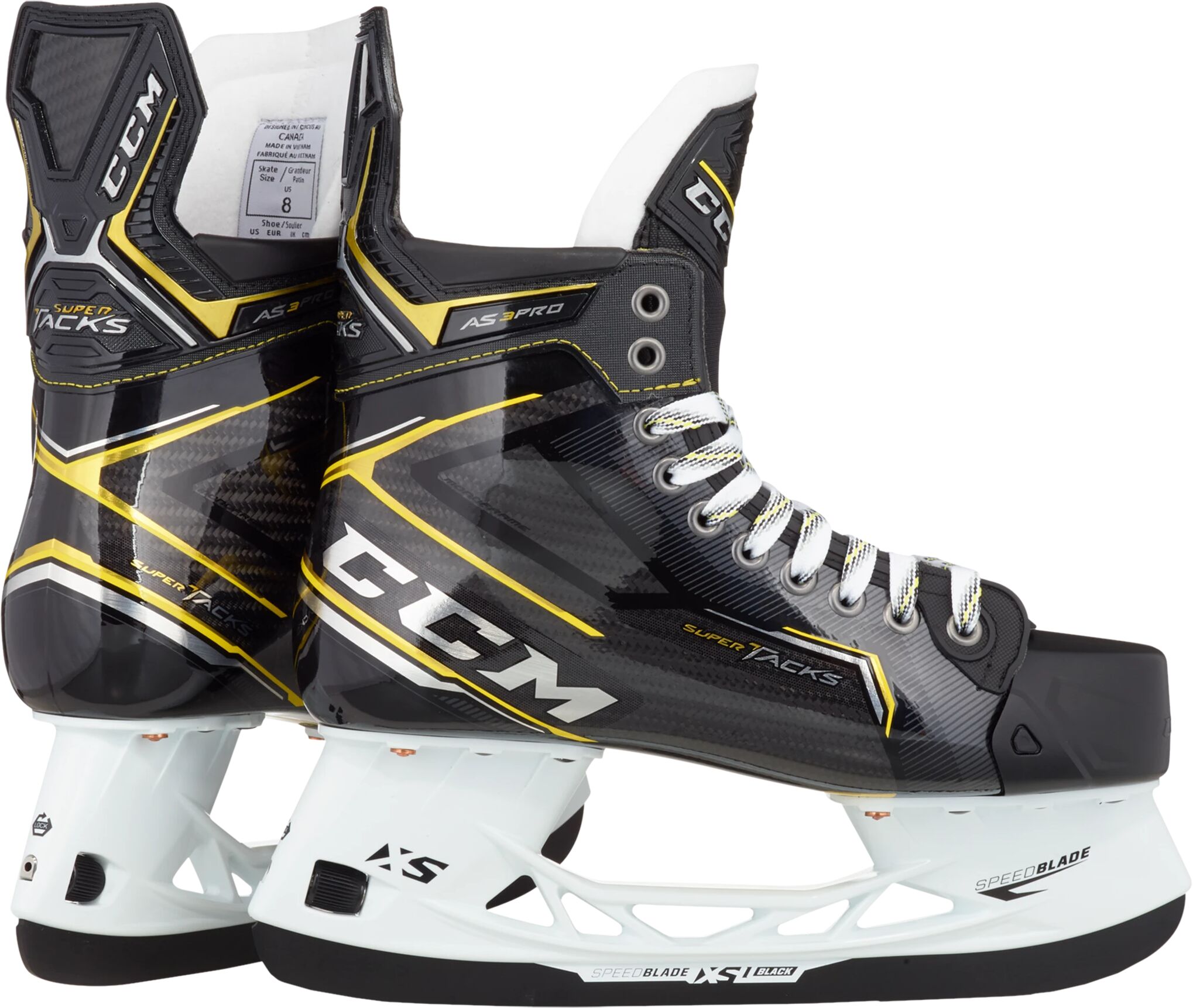 CCM Supertacks AS3 Pro Skate, hockeyskøyte intermediate D 5 / 38,5 STD