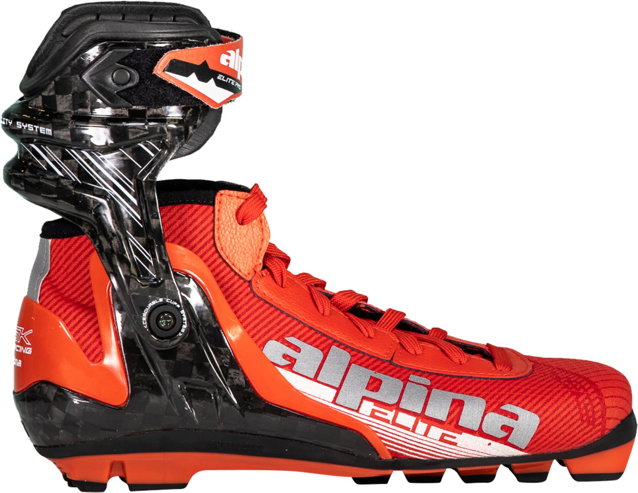 Alpina Rollerski Boot SK Alpina ESK Pro Summer 21, rulleskistøvel, skøyting 37 RED/WHITE/BLACK