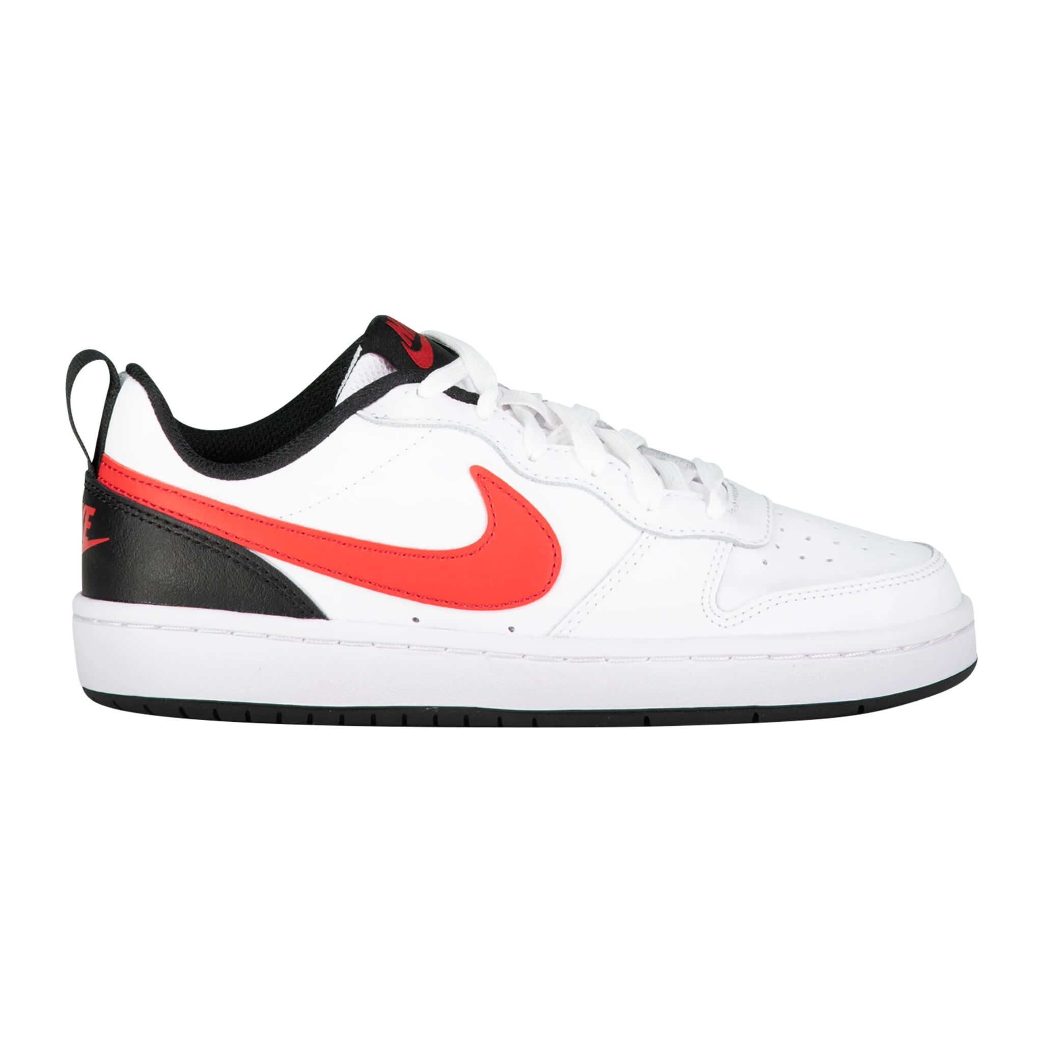 Nike Court Borough Low 2 Jr, sneaker junior 35.5 WHITE/UNIVERSITY RED