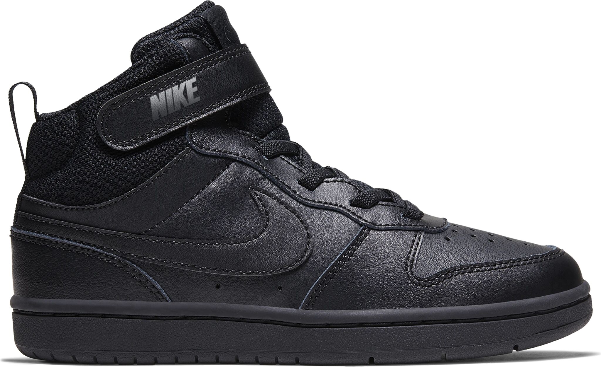 Nike Court Borough Mid 2, sneaker barn 31 BLACK/BLACK-BLACK