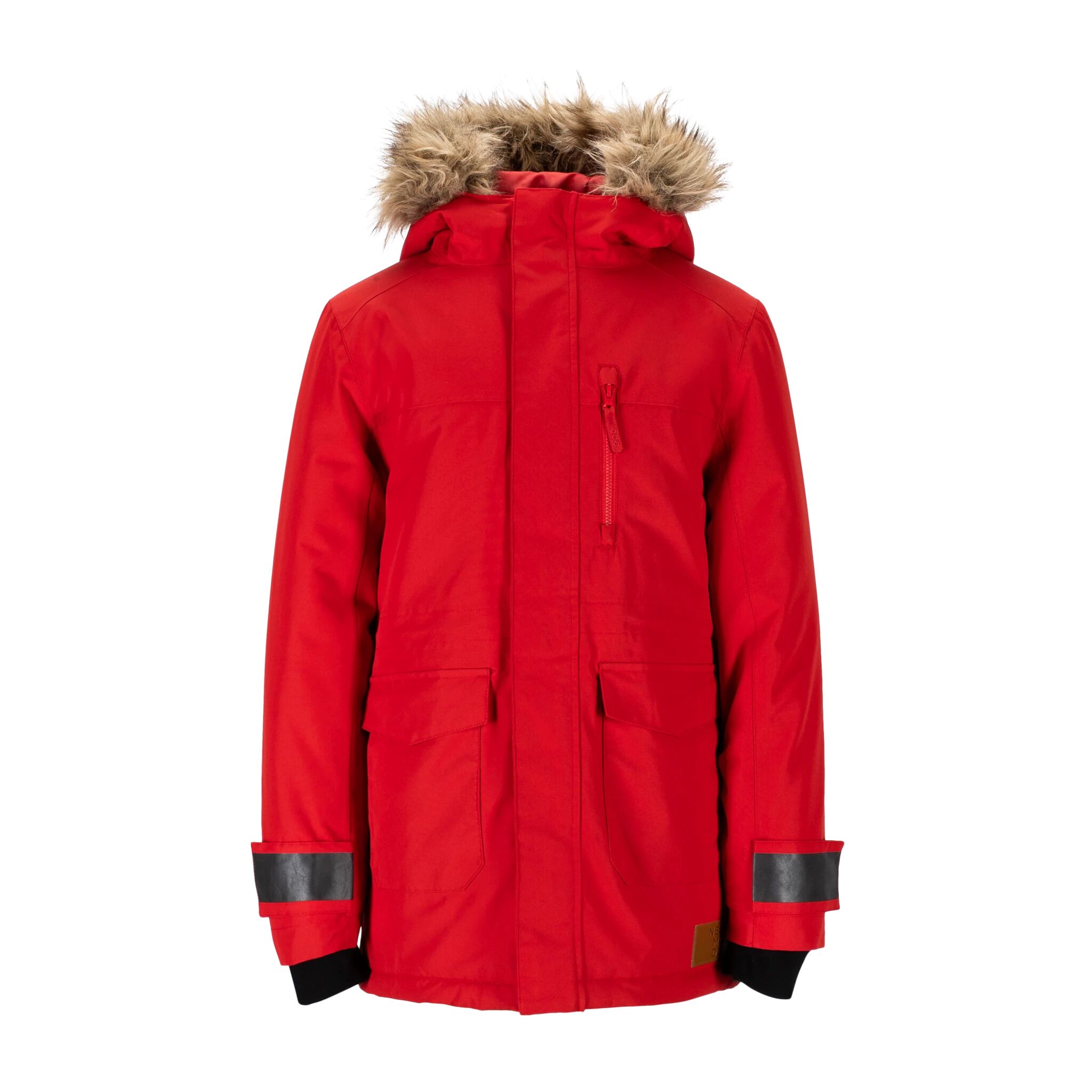 Neomondo Voss Parka, vinterparkas junior 10 Aurora Red