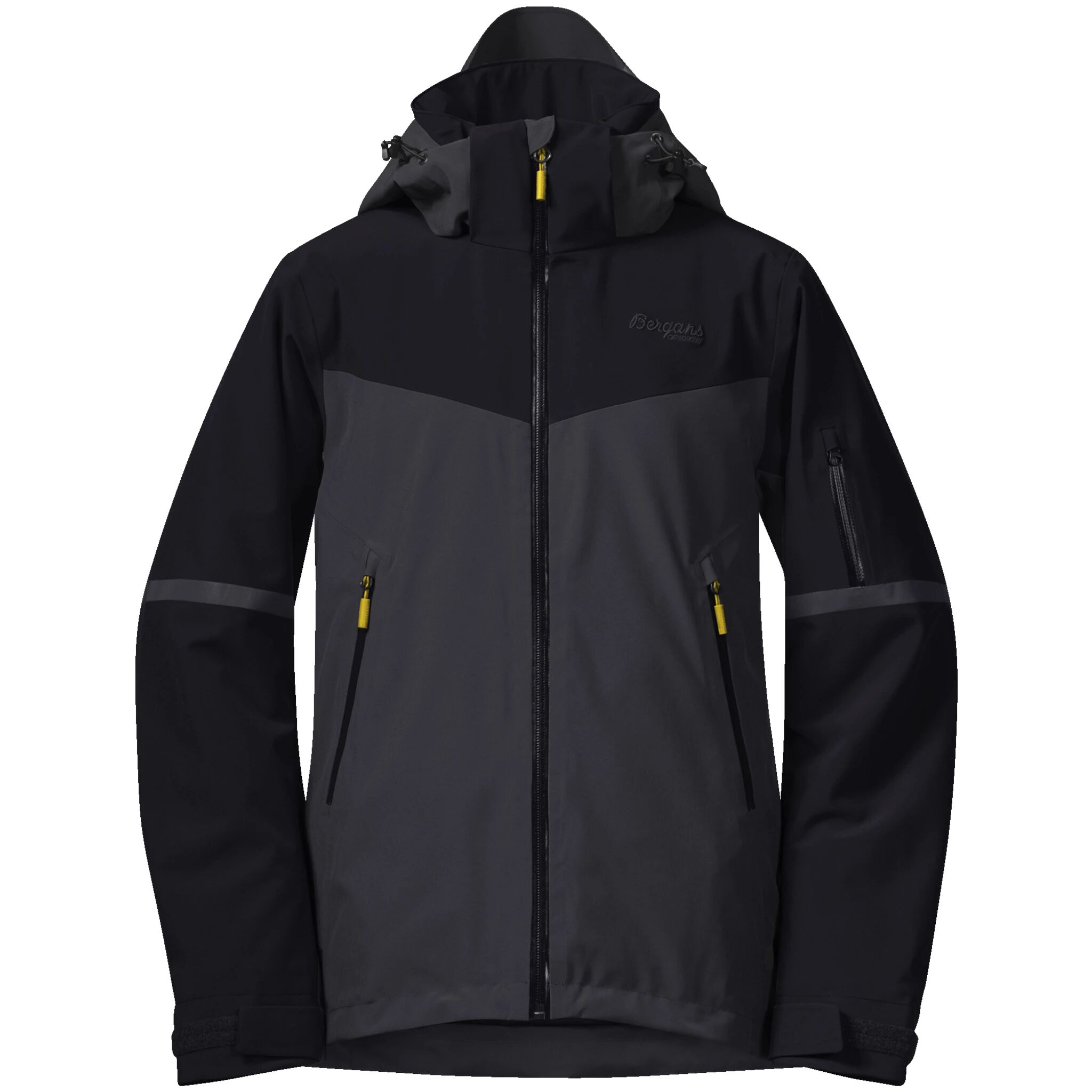 Bergans Oppdal Insulated Jacket, skijakke junior 152 Black/Solidcharcoal/
