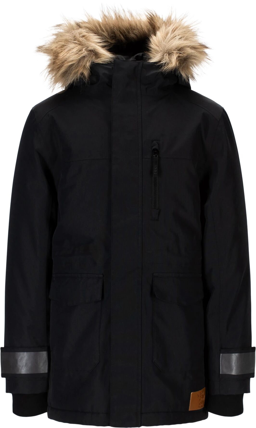 Neomondo Voss Parka, vinterparkas junior 8 Caviar Black