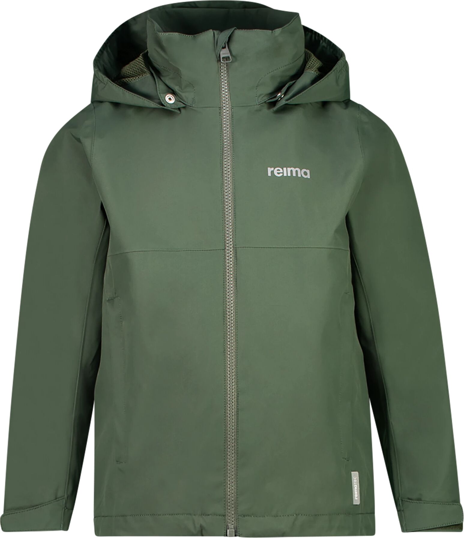 Reima Nivala Jacket, regnjakke barn  128 Thyme Green