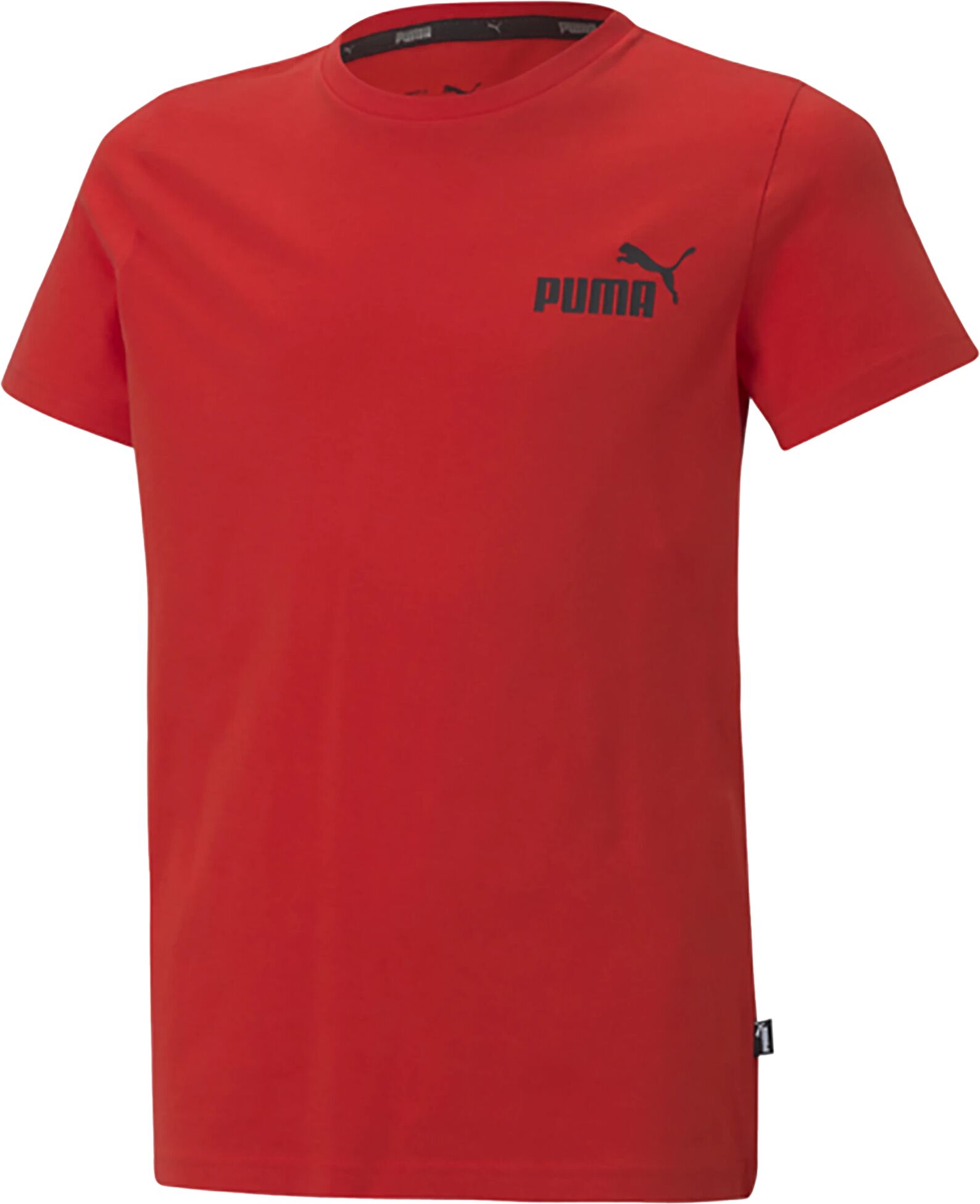 Puma Essentials Small Logo Tee, t-skjorte junior 128 high risk red