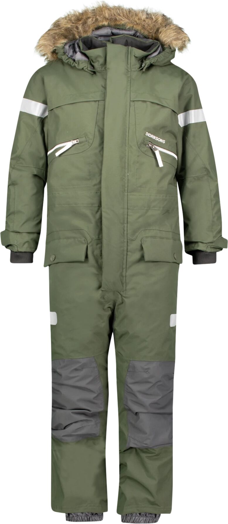 Didriksons Theron Coverall Kids, vinterdress barn 110 Deep green