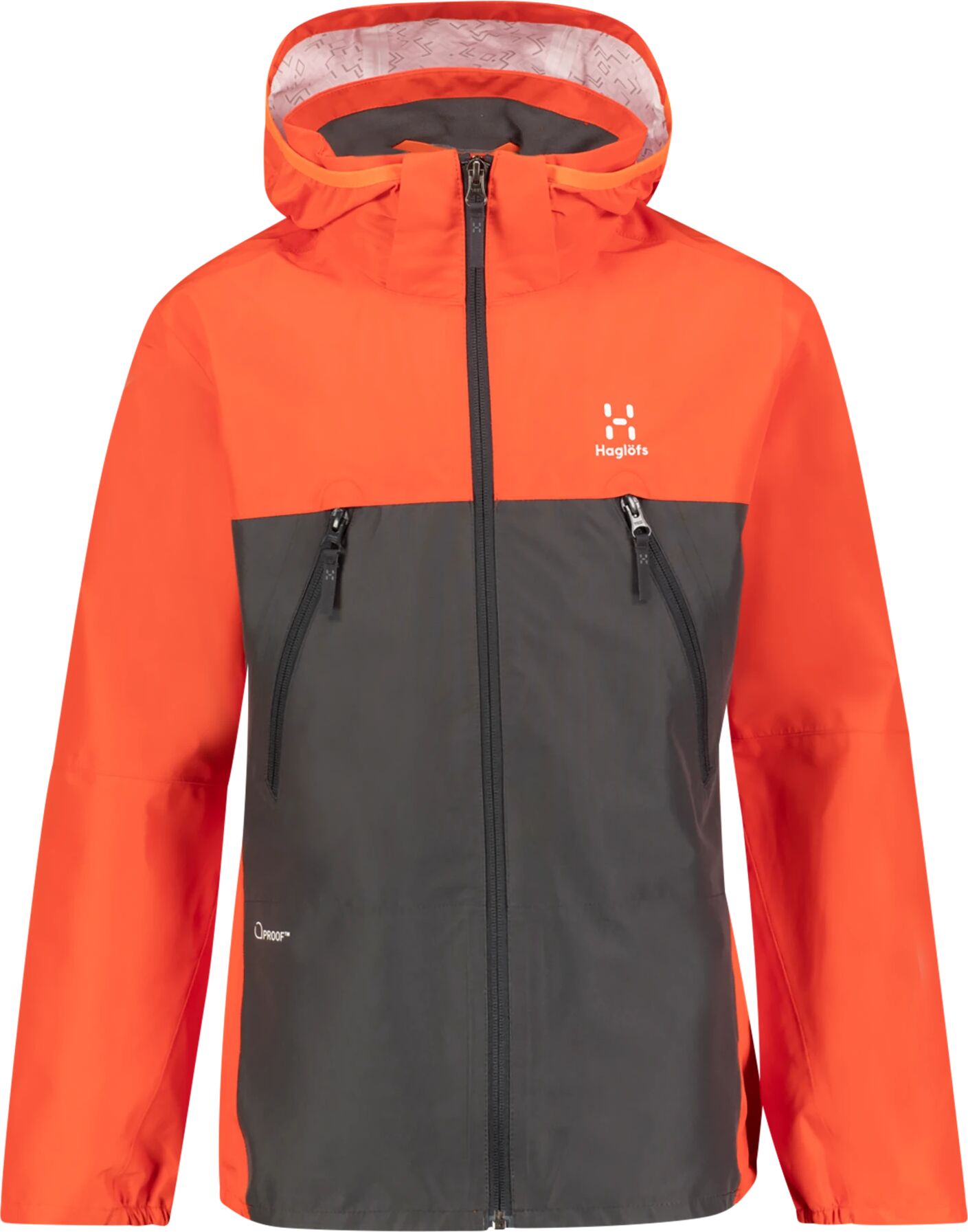 Haglöfs Spira jacket junior, skalljakke junior 152 Habanero/Magnetite