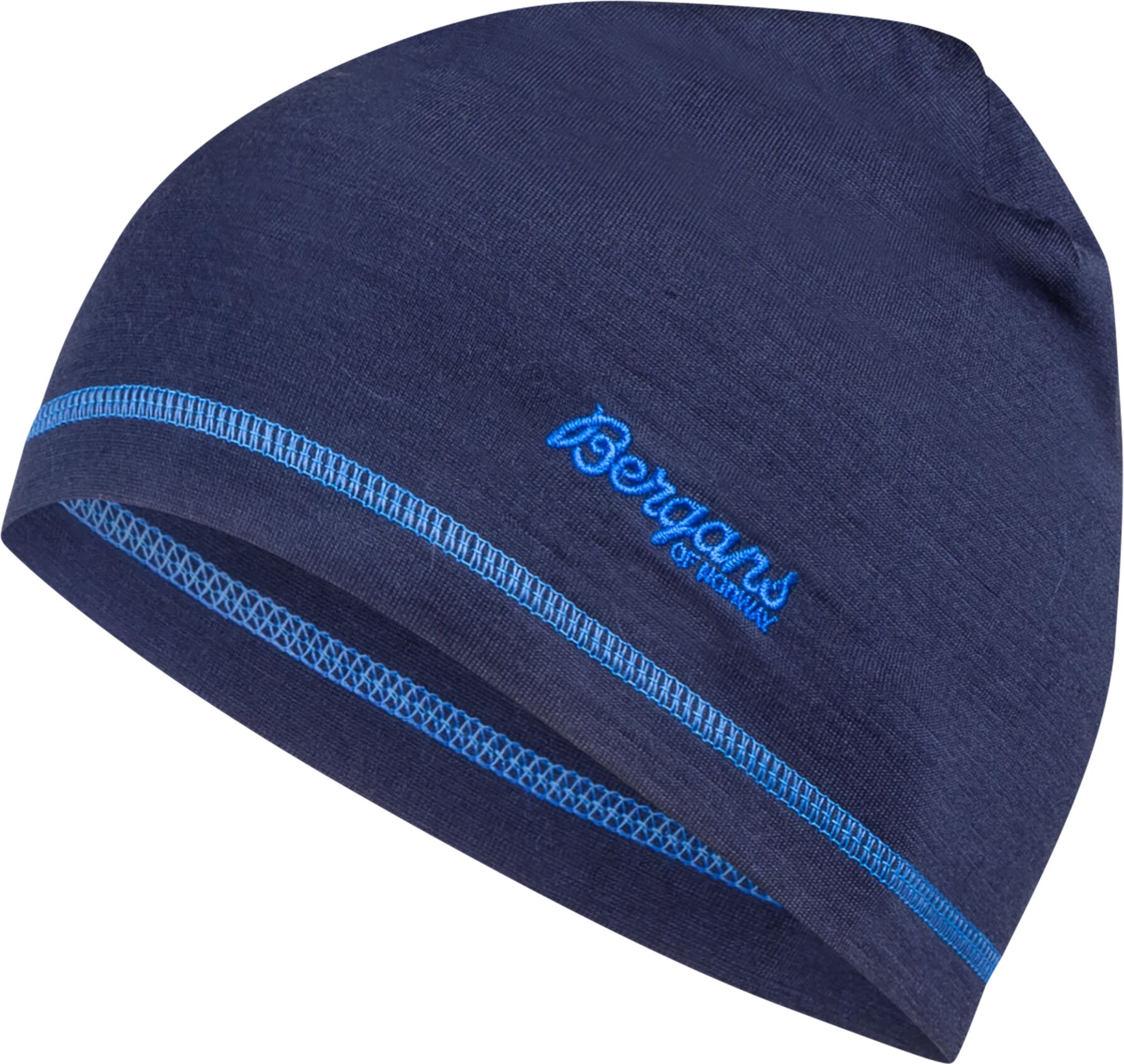 Bergans Wool Beanie, lue junior 52 Navy Melange