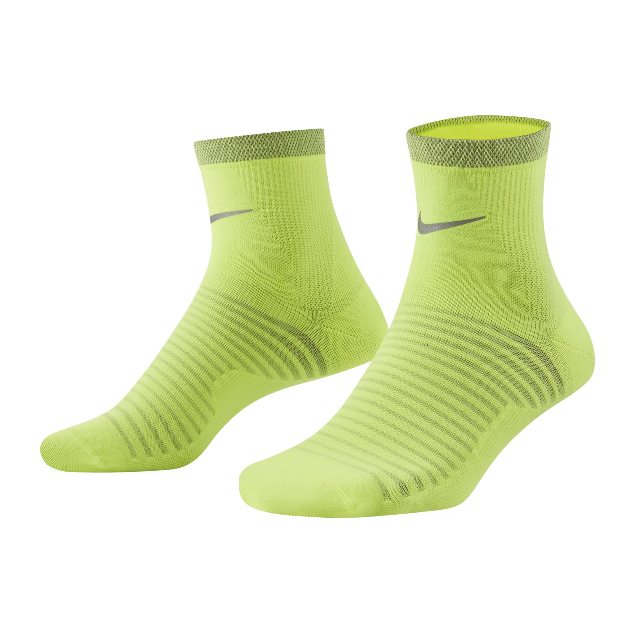 Nike U NK SPARK LTWT ANKLE, sokk unisex M Volt/reflect Silver