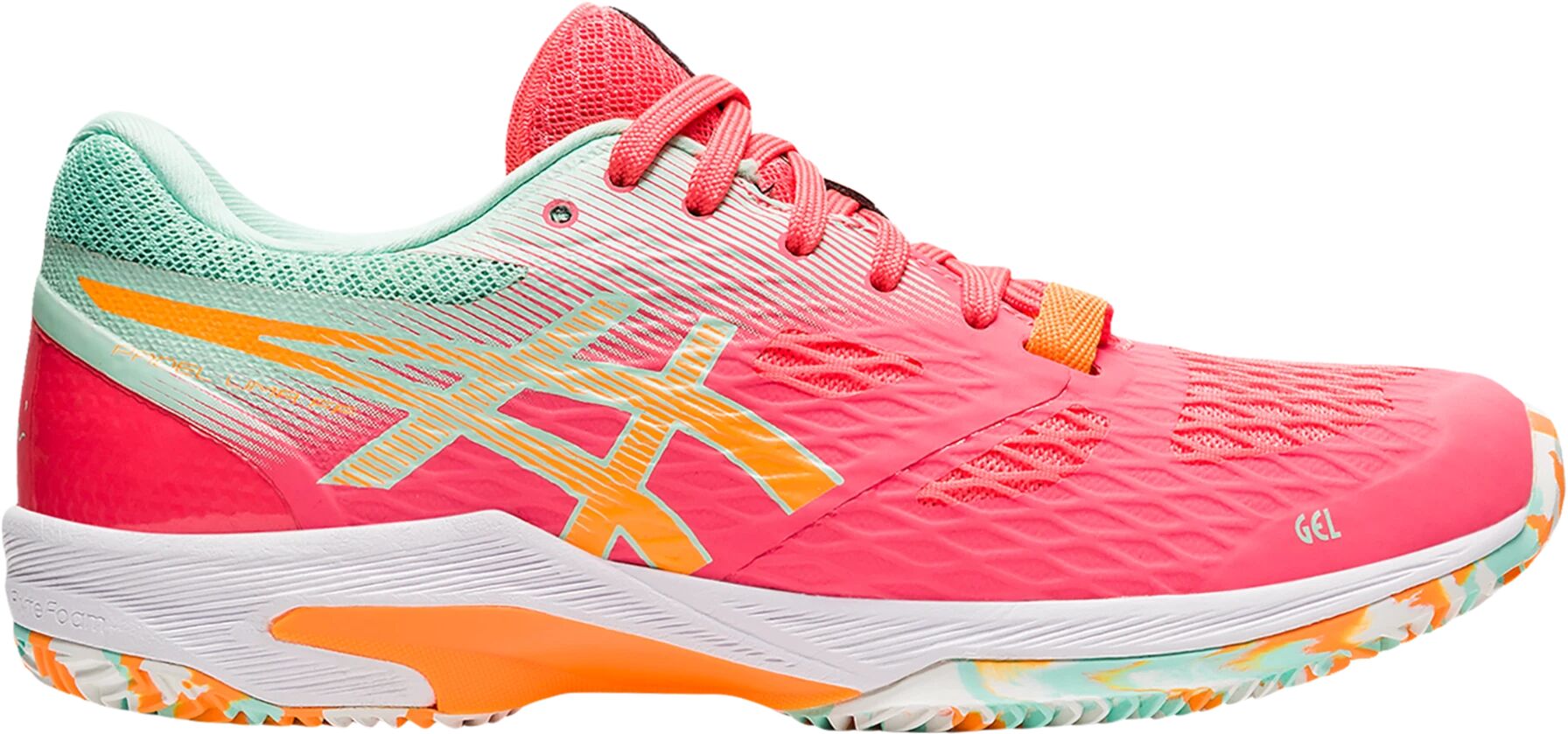 Asics Padel Lima Ff, padelsko dame 37.5 BLAZING CORAL/ORANGE