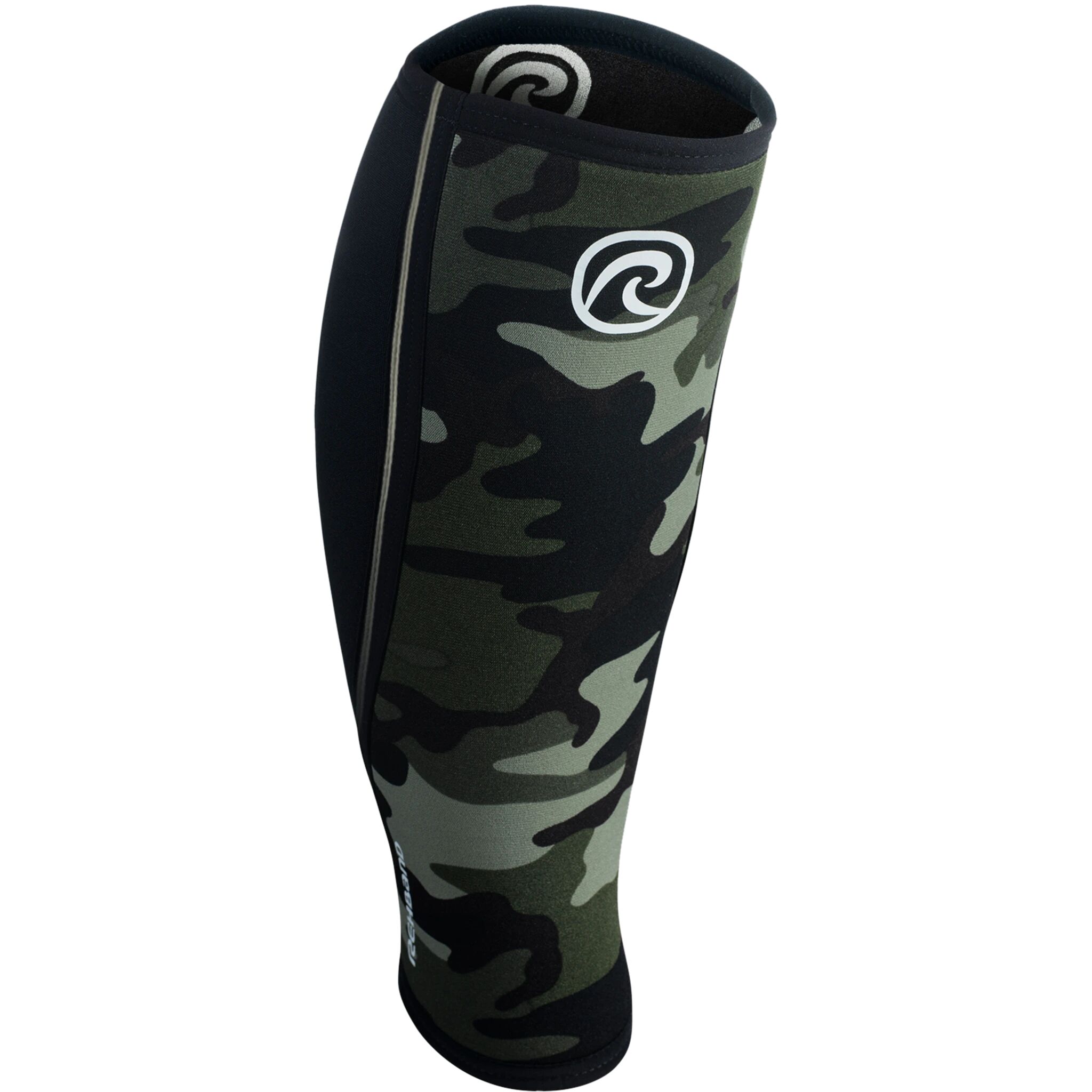 Rehband Rx Shin/calf Sleeve 5 mm, kompresjonsstrømpe senior M Camo/Black