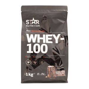 Star Nutrition Whey 100, myseproteinisolat Doublerichchocolate