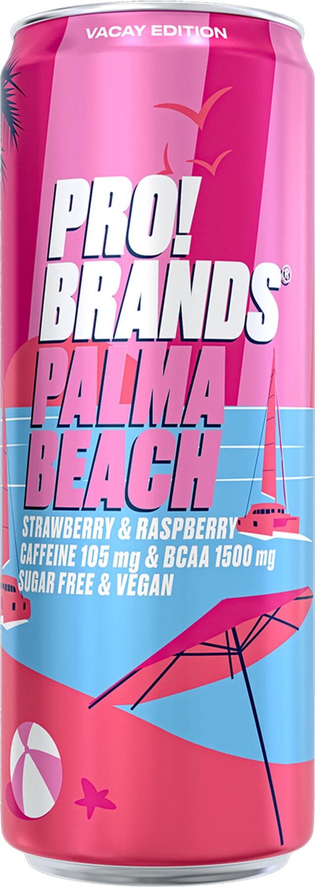 Aminopro BCAA DRINK PALMA BEACH 330ML, kosttilskudd 330ml Palma