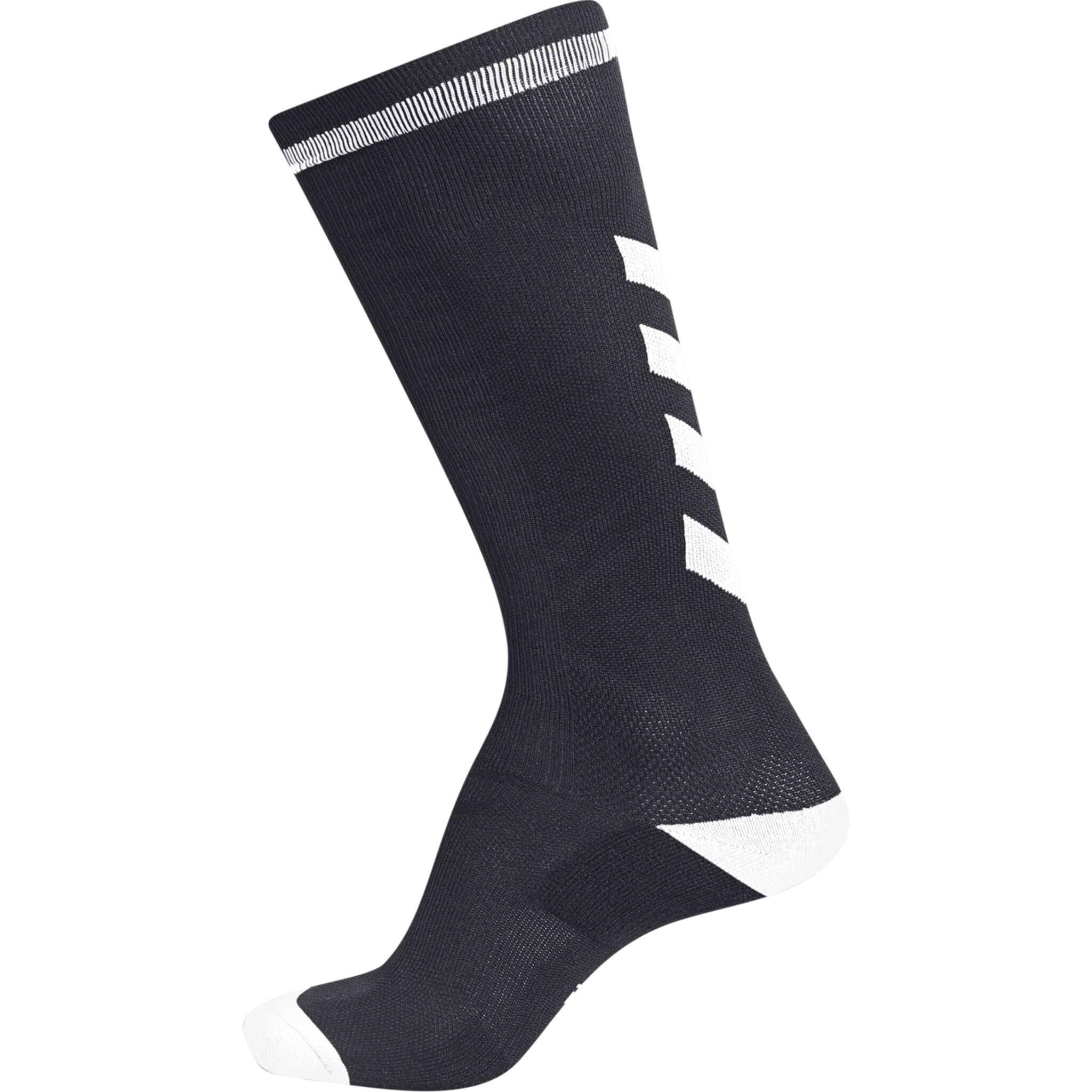 Hummel Elite Indoor Sock High, treningsstrømper unisex 31-34 BLACK/WHITE