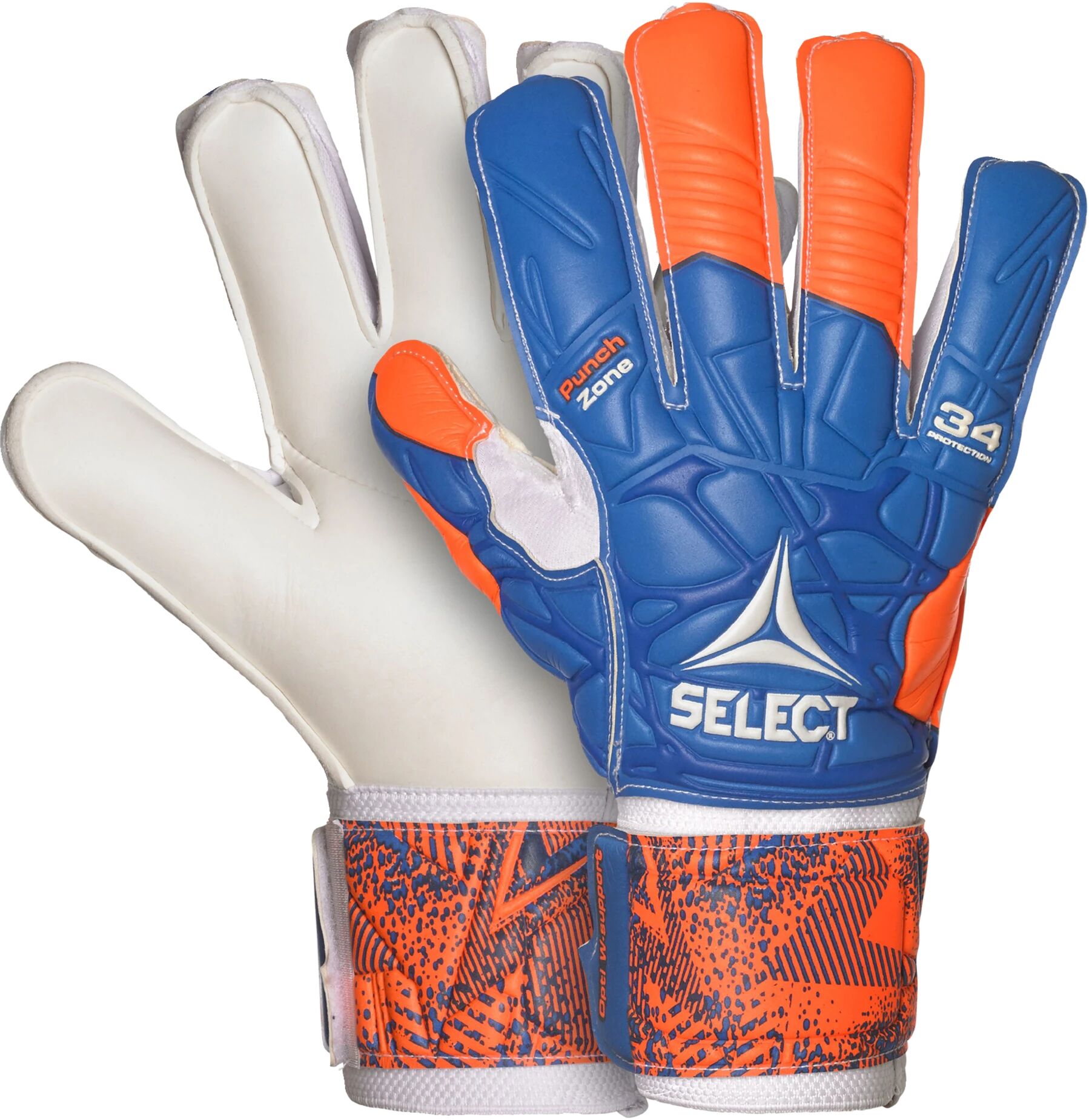 Select 34 Protection -19, keeperhanske senior 7 orange/blue/white