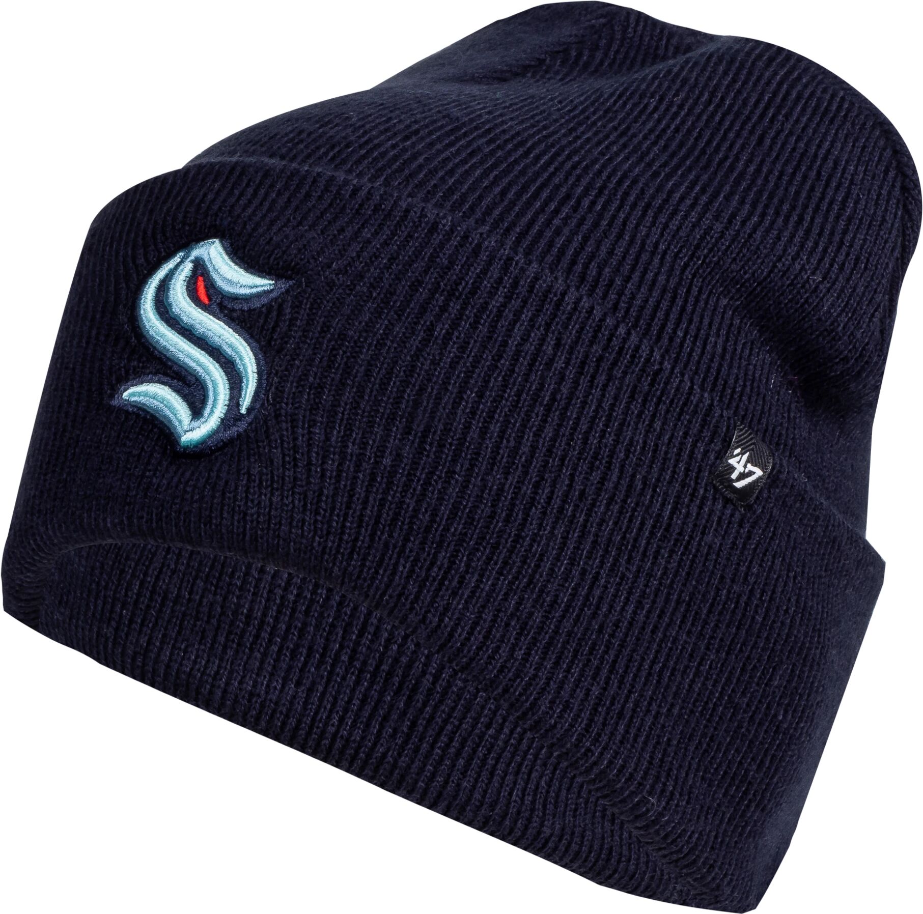 47 NHL Haymaker ’47 CUFF KNIT BEANIE-Kraken-NAVY-21, lue unisex One Size Seattle Kraken