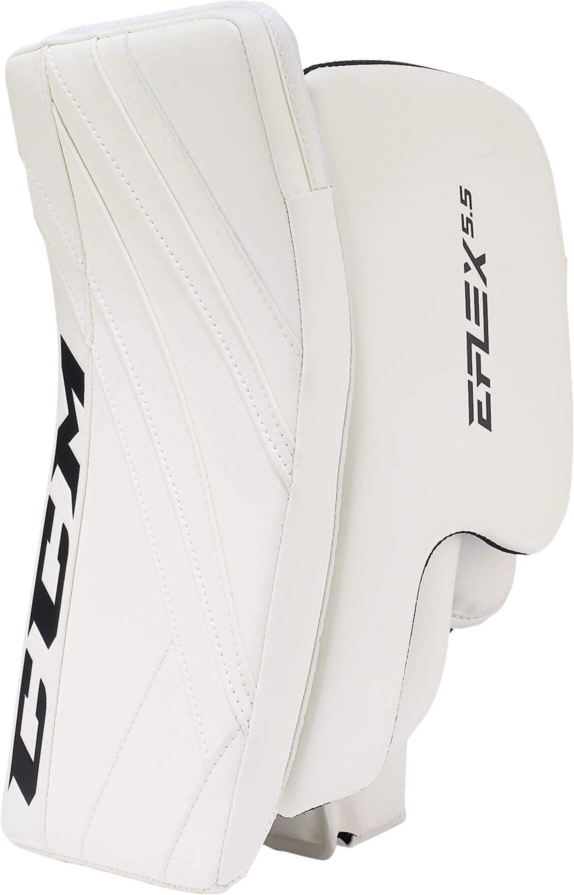 CCM GB EFLEX 5.5 GOALIE BLOCKER JR 21/22, spakhanske junior FR White/White/White/Wh