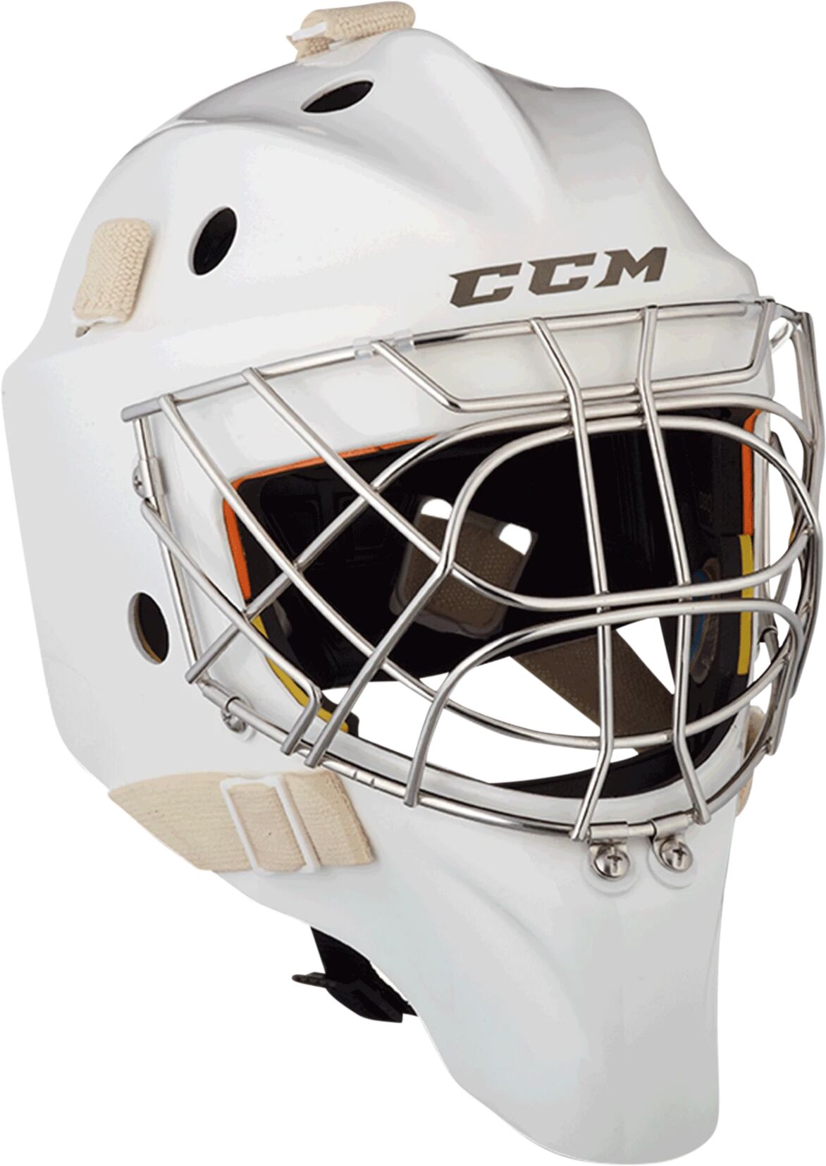 CCM GFL AXIS GOALIE FACE MASK SR CCE 21/22, keepermaske senior XL White