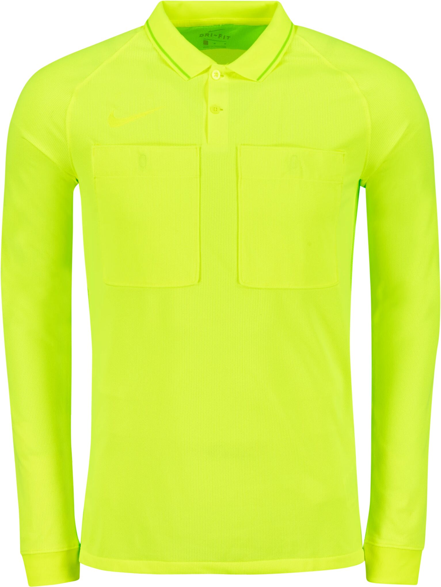 Nike DRY REFEREE JSY LS, dommertrøye herre M Volt/barely Volt/vol