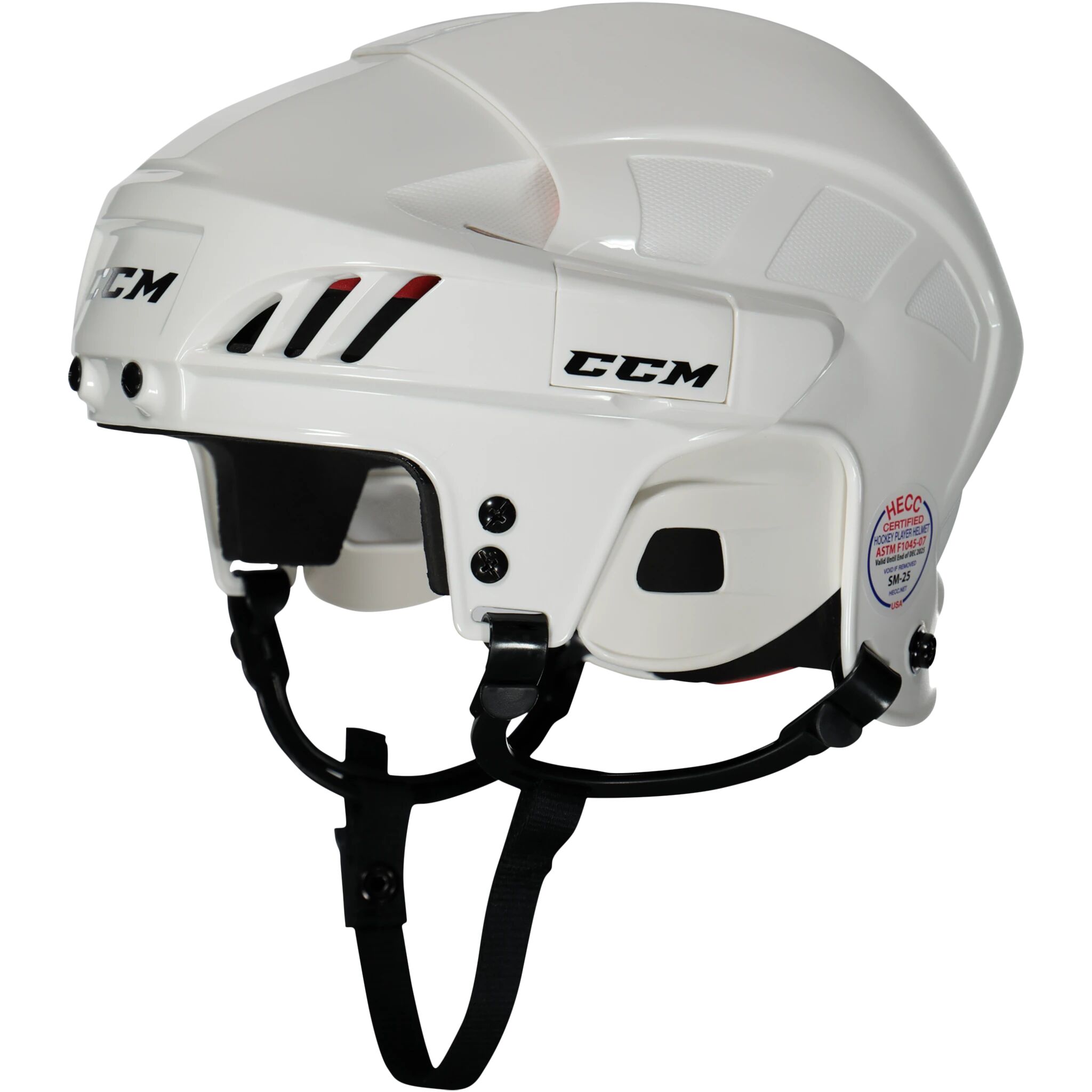 CCM Fitlite 50 -19, hockeyhjelm senior XS White